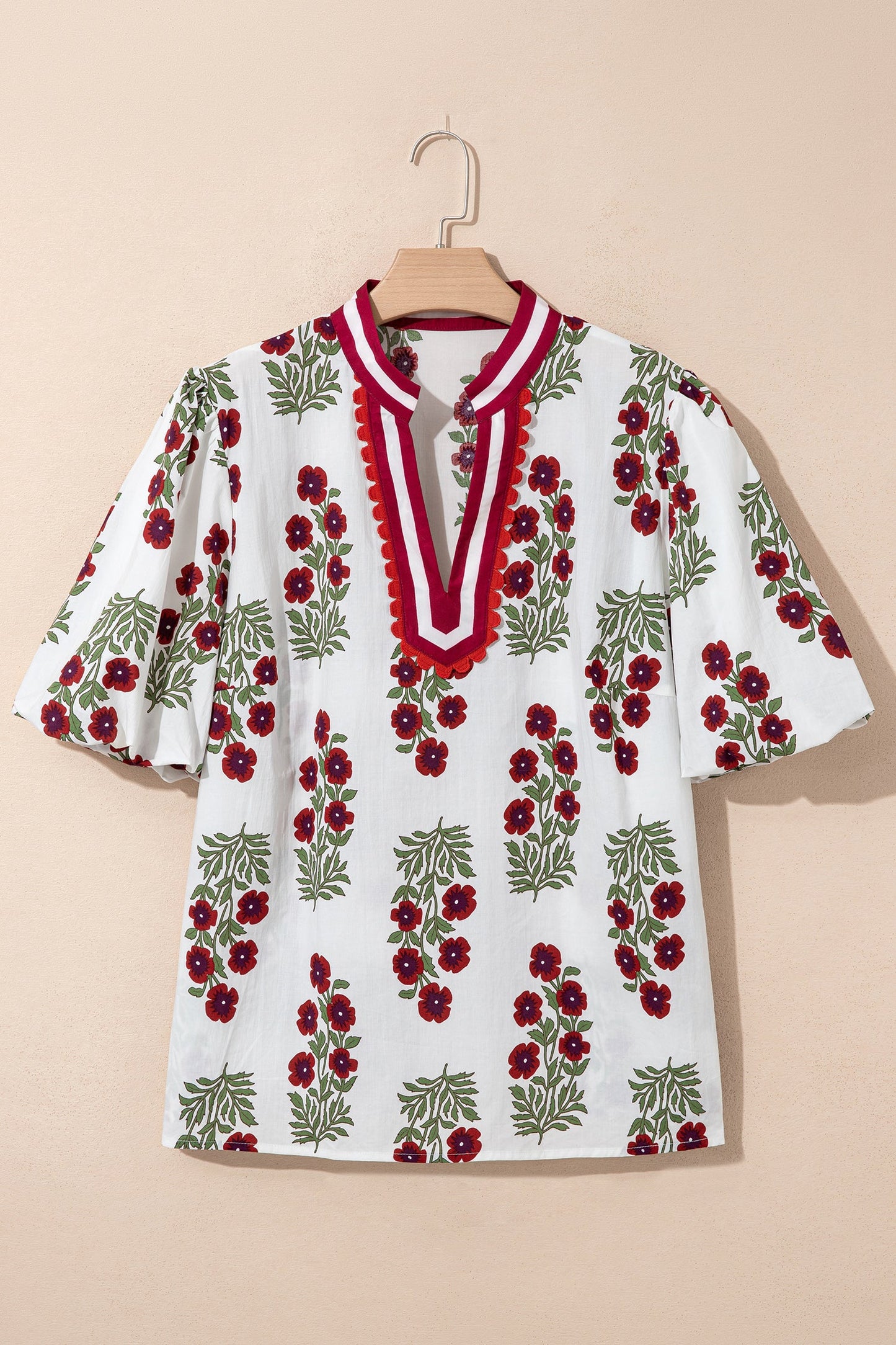 Wildflower Ricrac Blouse (Curves)