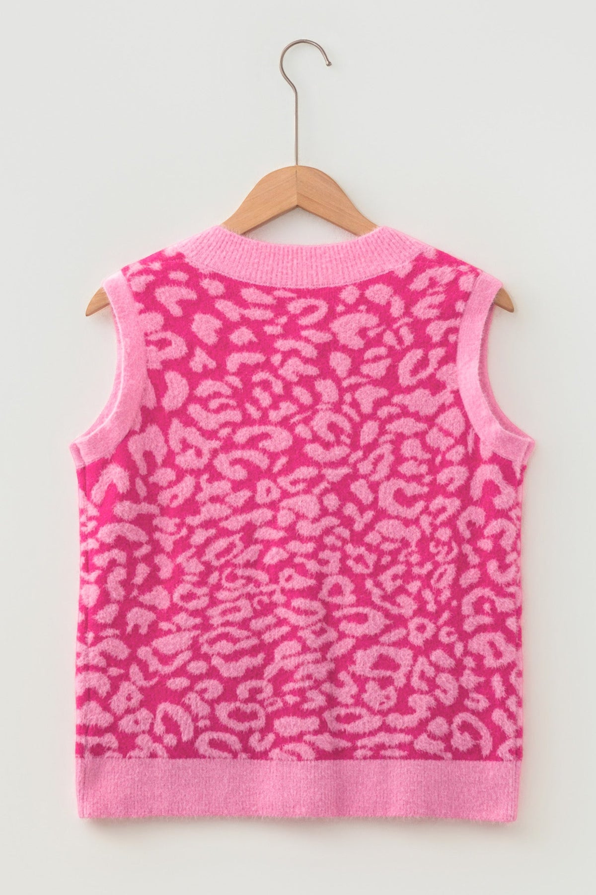 Wild Side Leopard Knit Vest