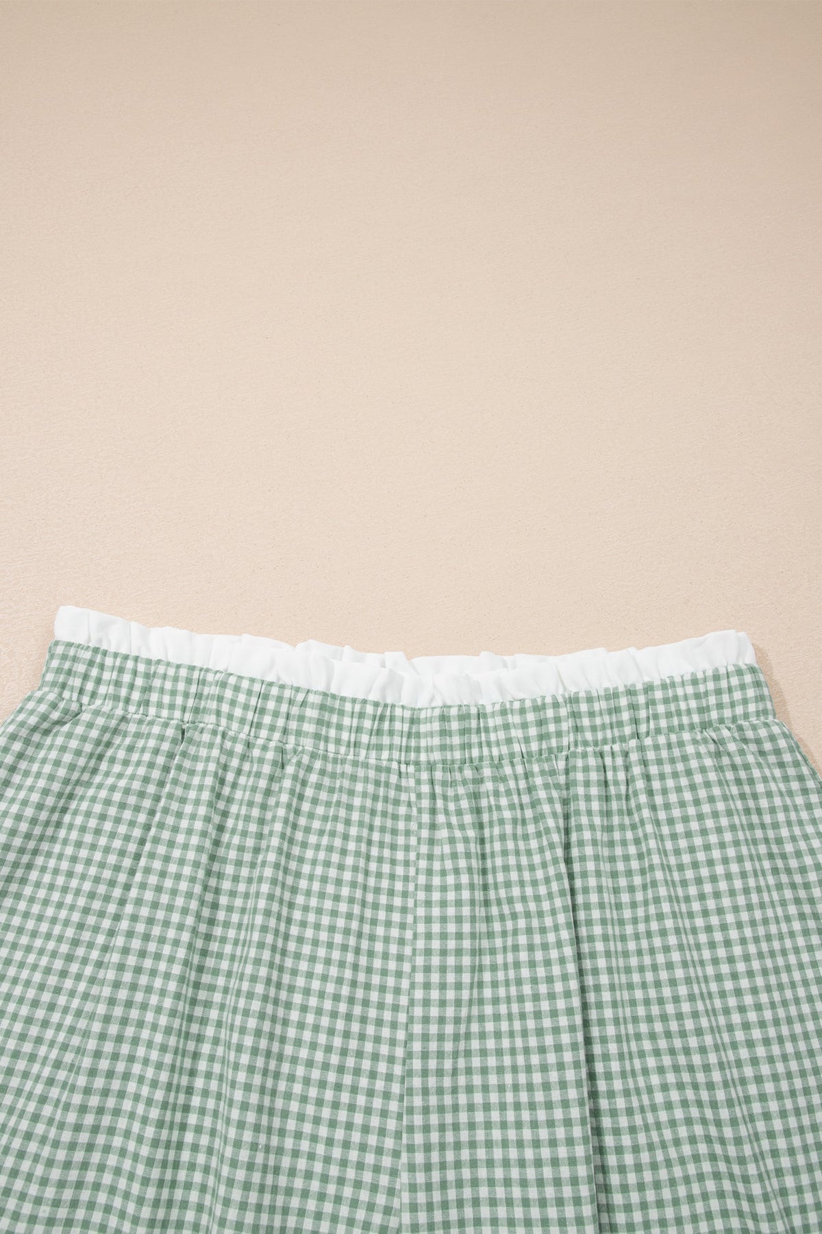 Sweet Gingham Ruffle Shorts