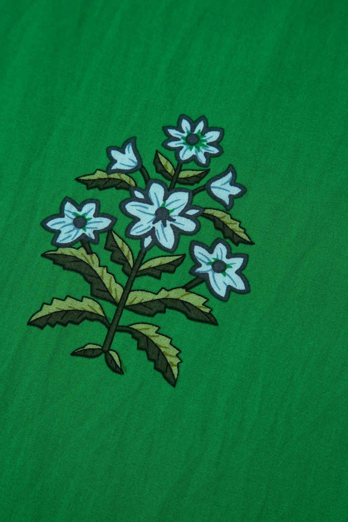 Emerald Wildflower Smocked Maxi Dress
