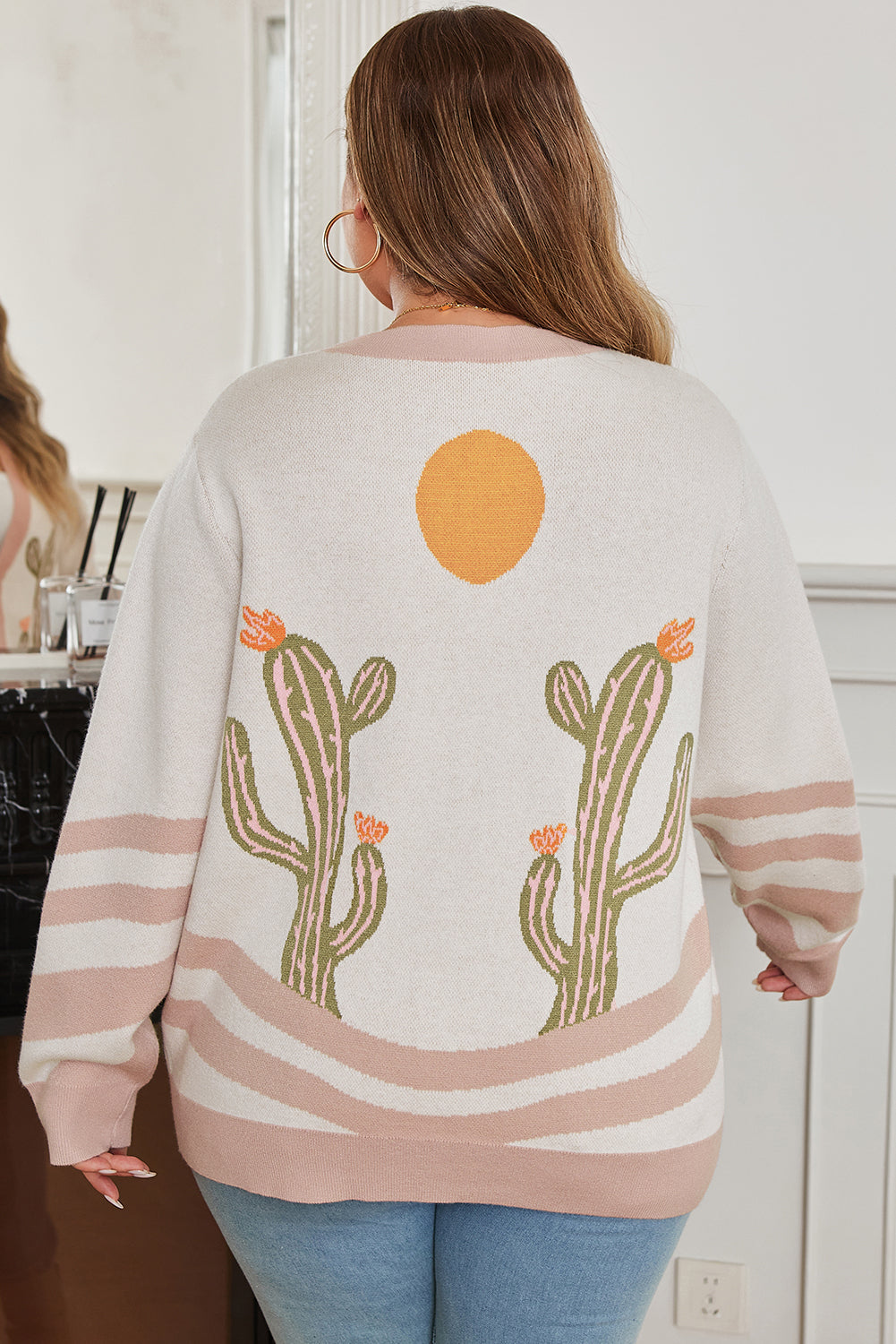 Desert Bloom Cactus Cardigan