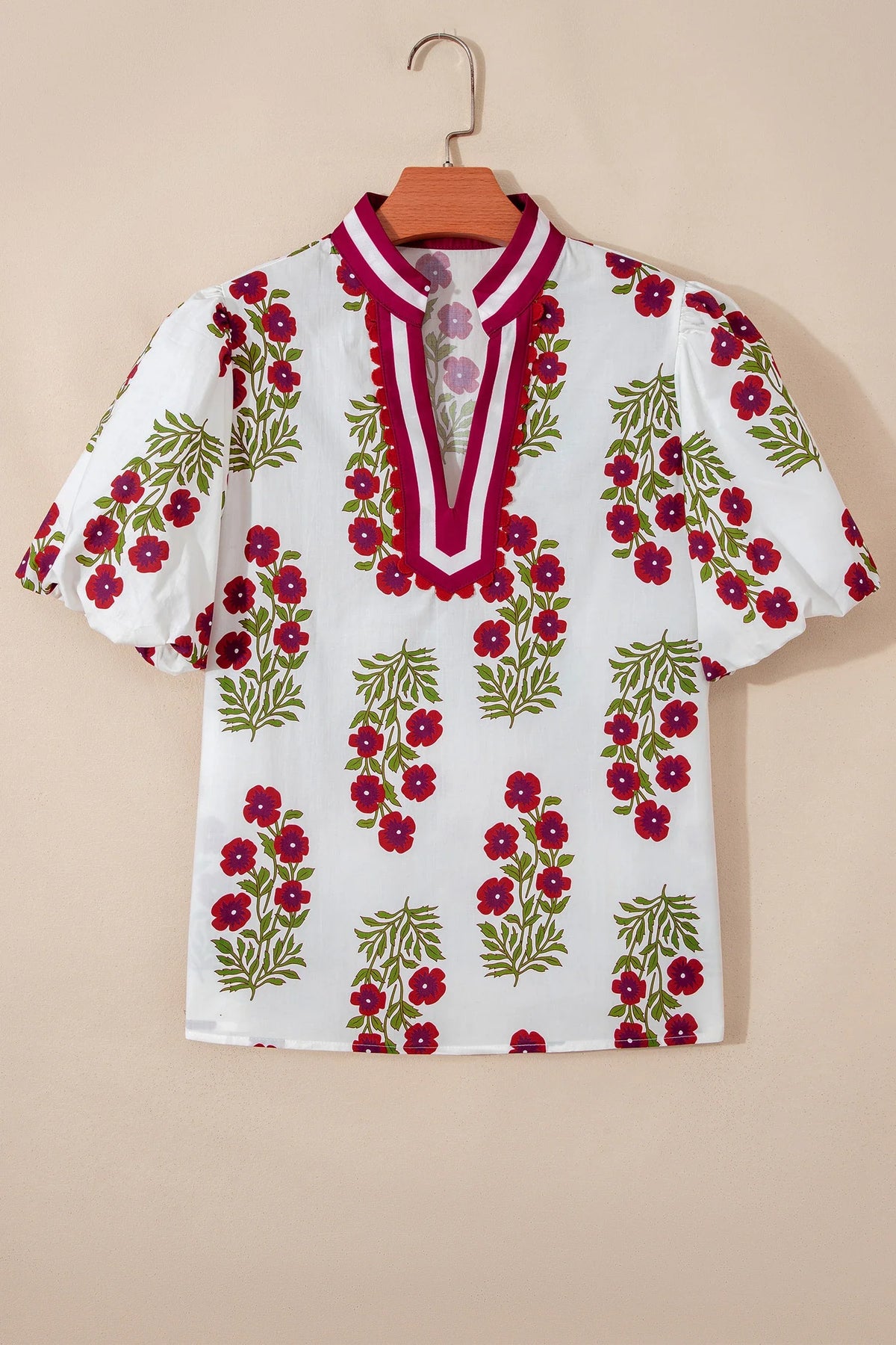 Prairie Rose Contrast Blouse