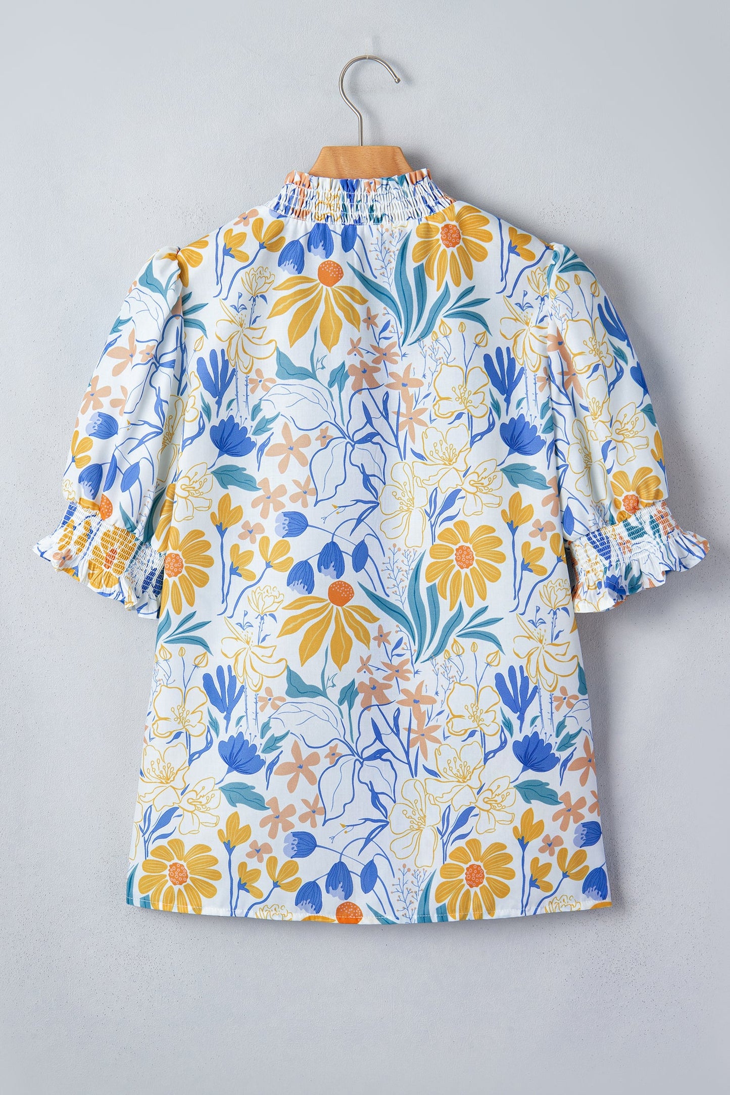 The Bluebell Prairie Floral Blouse