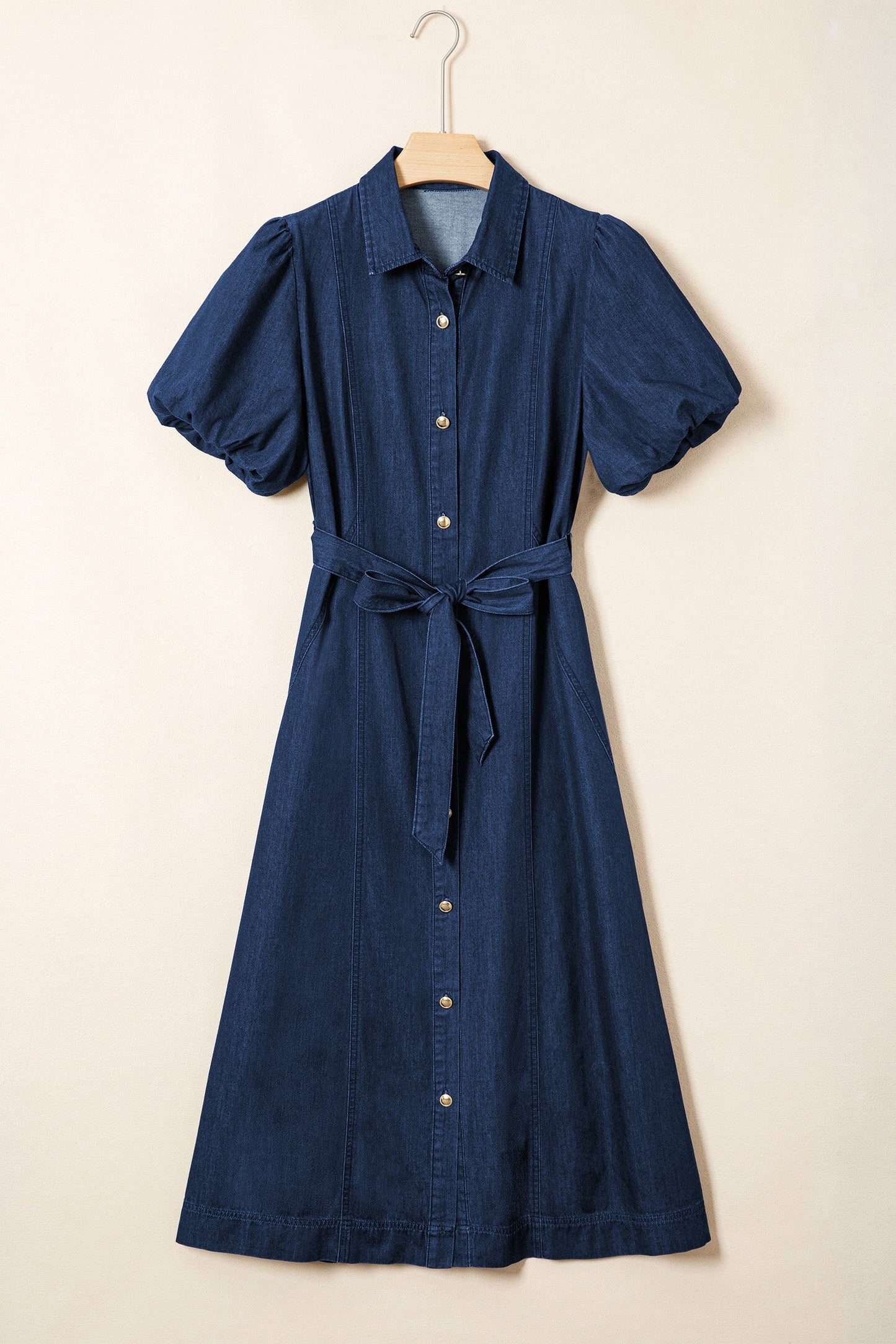 The Stockyards Denim Midi Dress