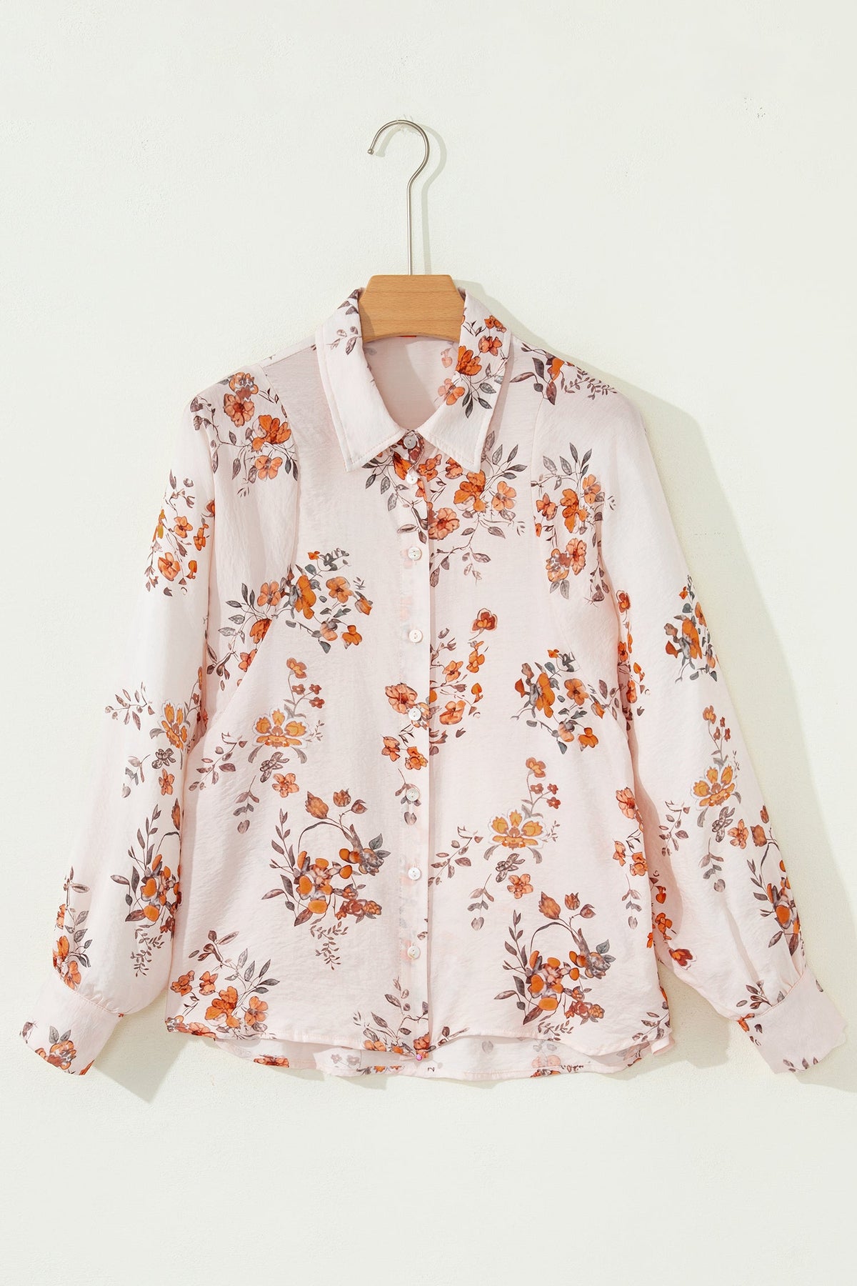 Prairie Rose Silky Floral Blouse