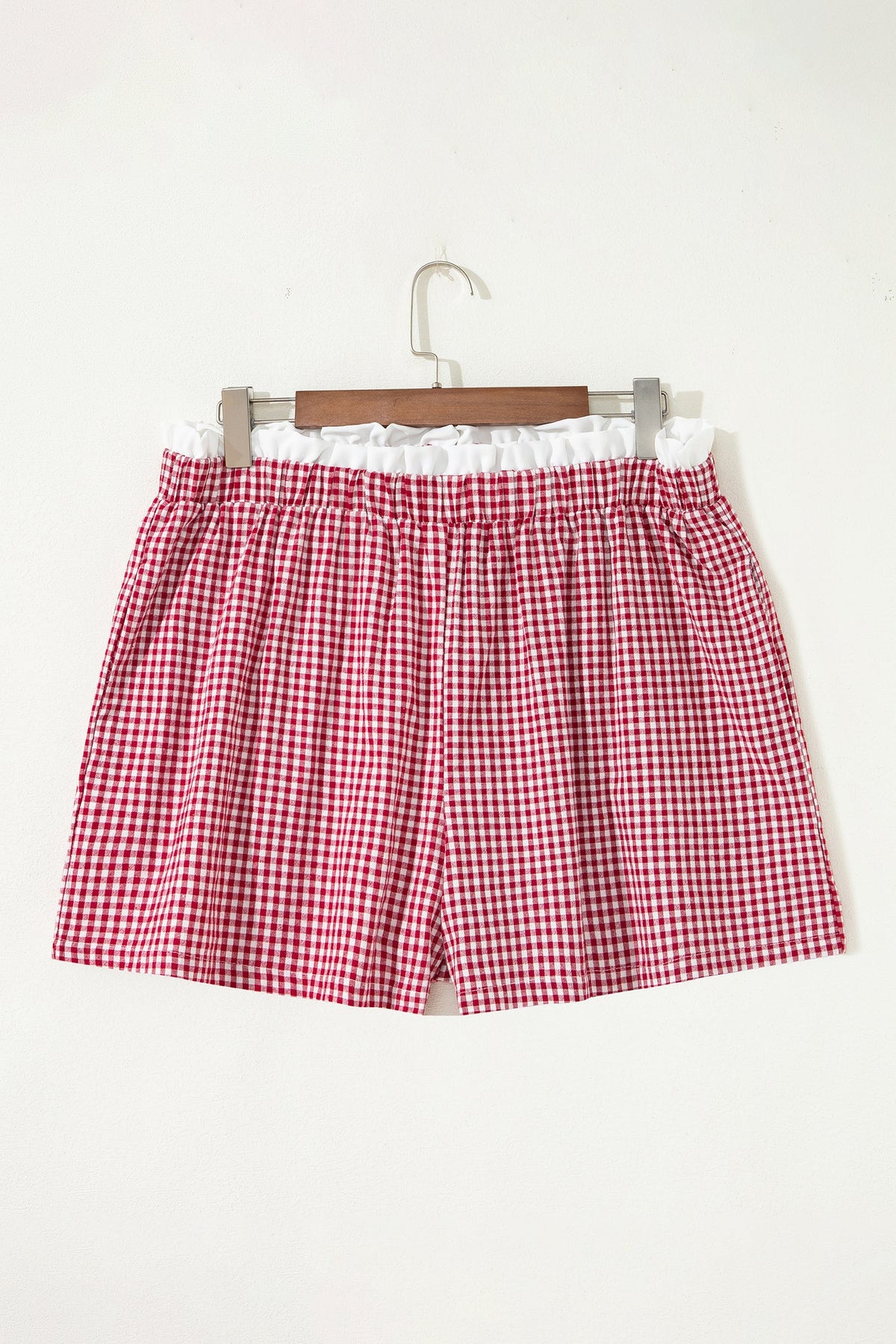Sweet Gingham Ruffle Shorts