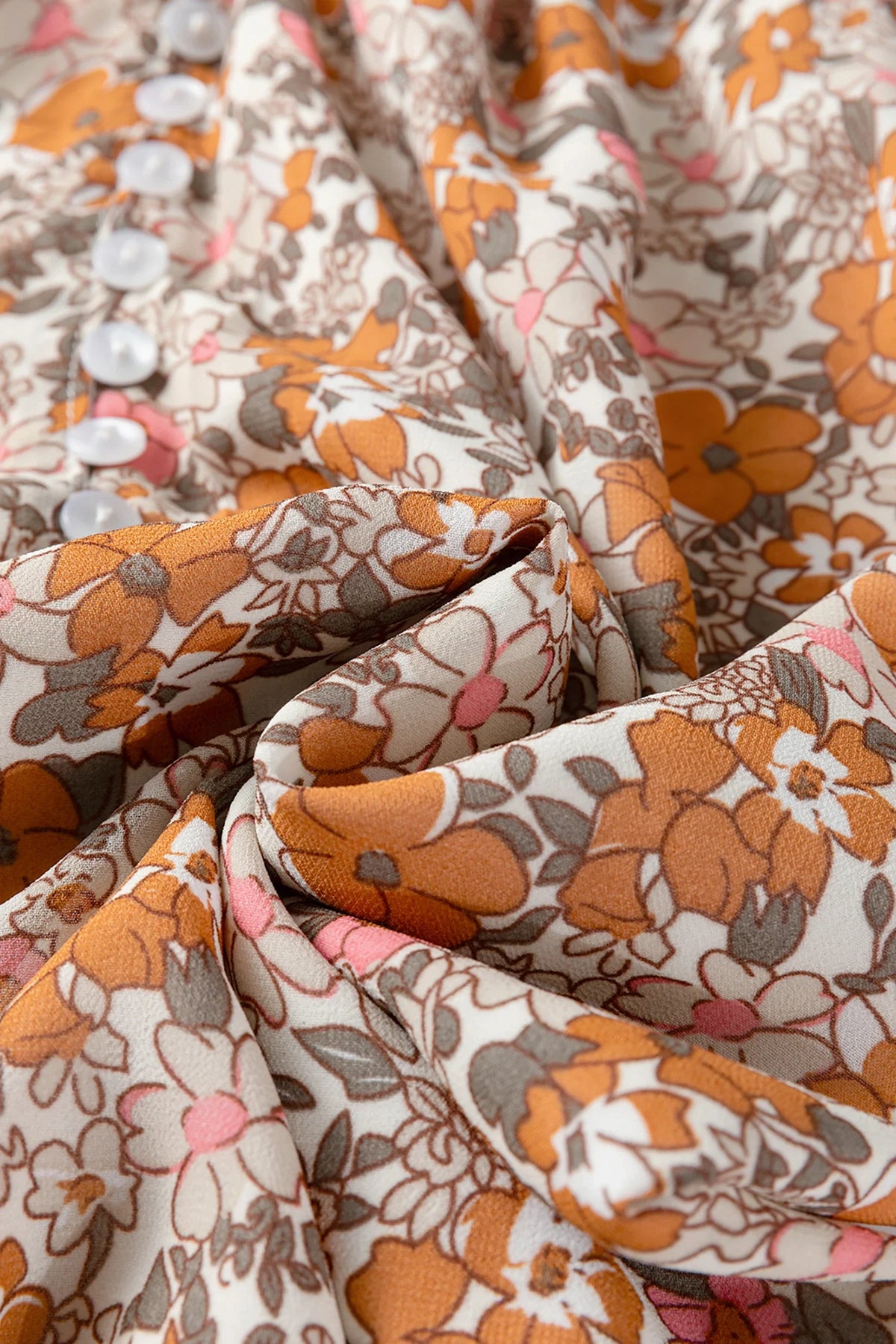 Autumn Prairie Floral Blouse