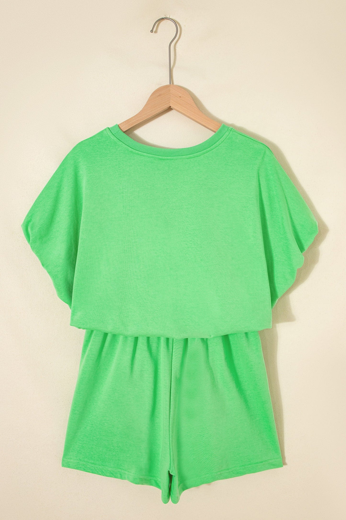 Relaxed Puff Sleeve Top & Shorts Set