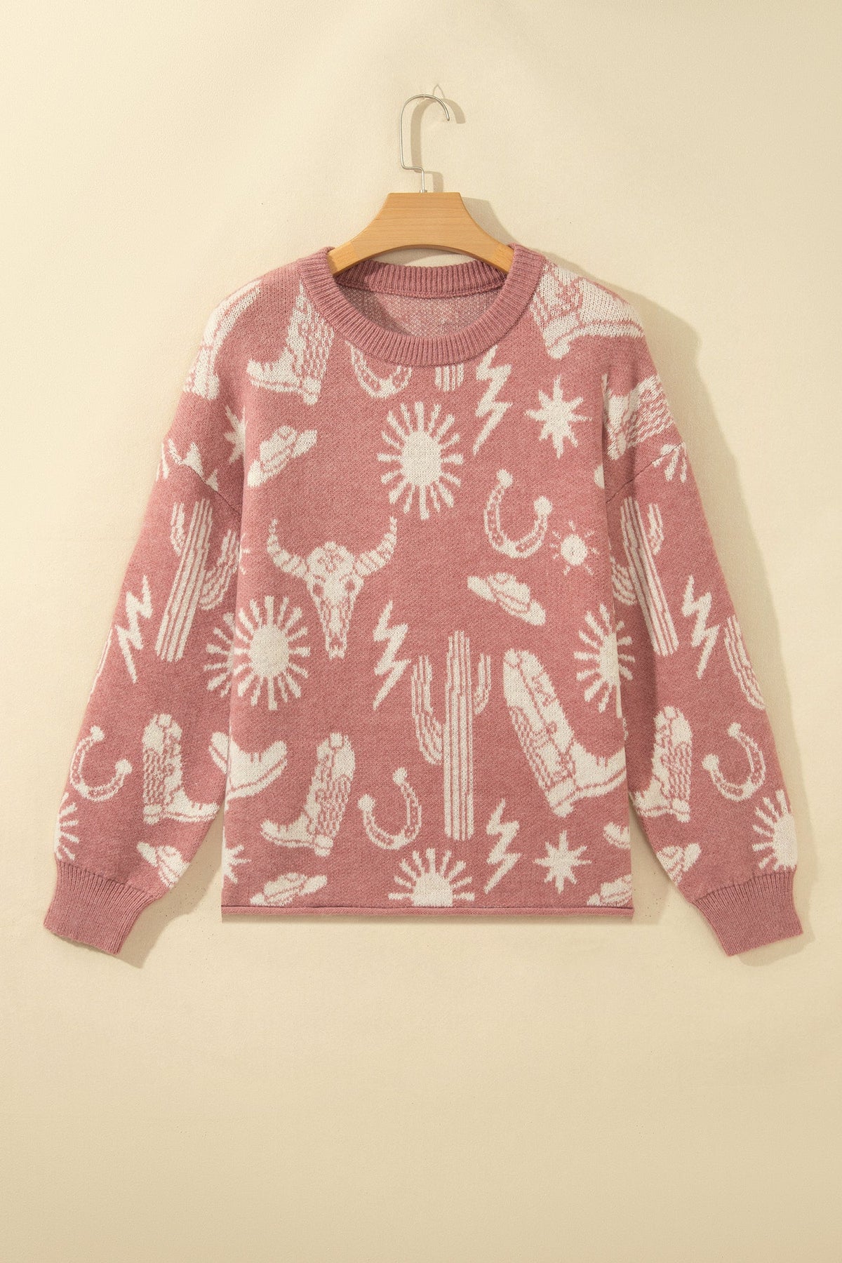 Desert Rose Western Sweater