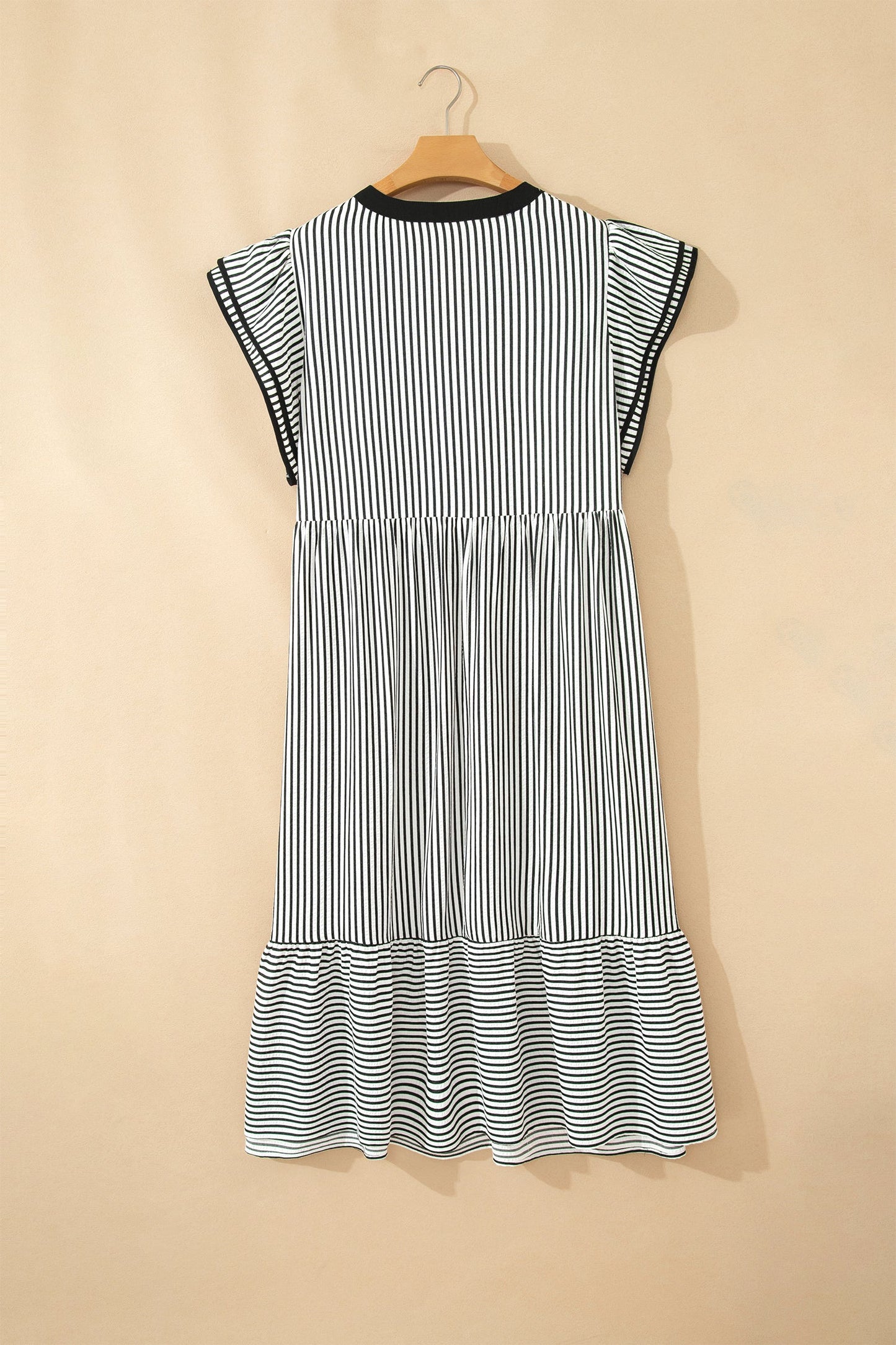 Prairie Grace Striped Maxi Dress