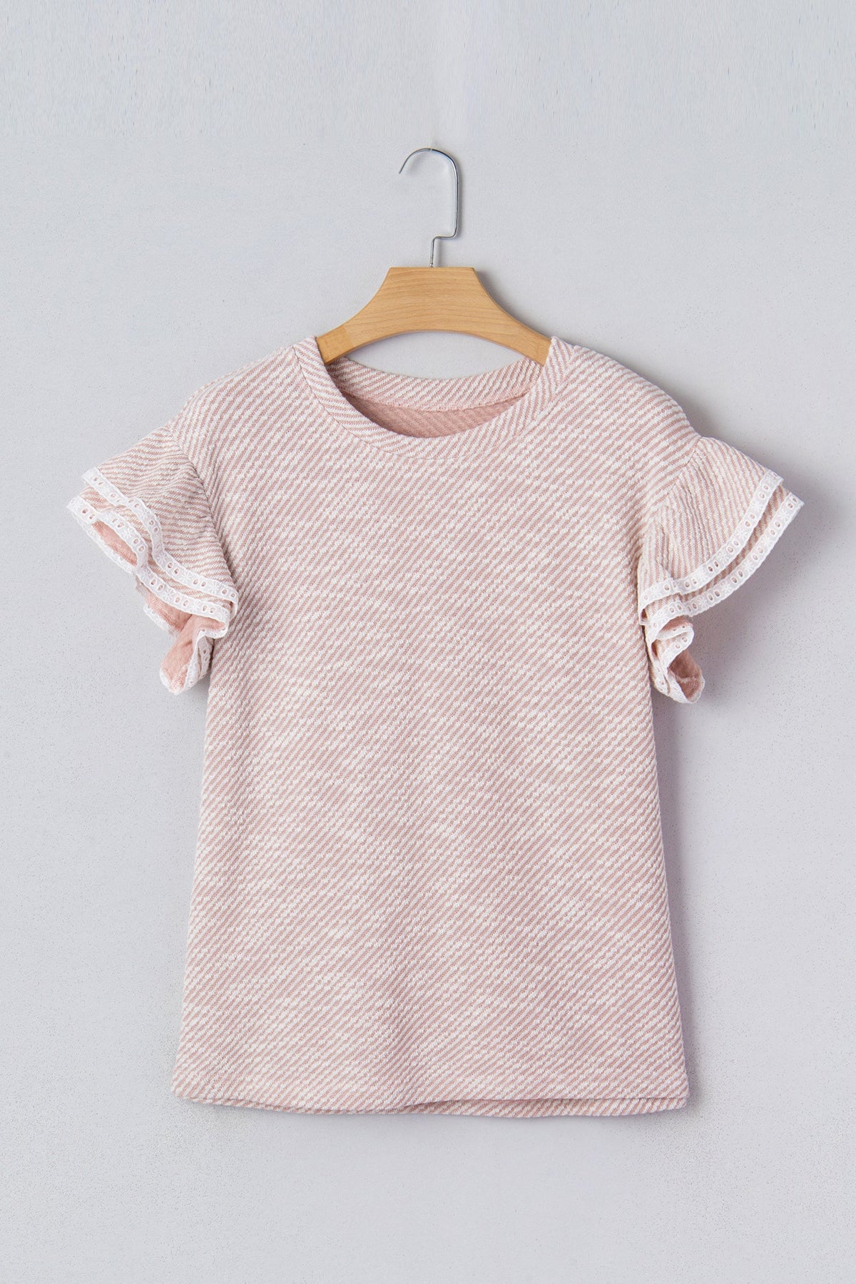 Sweet Clover Ruffle Sleeve Top