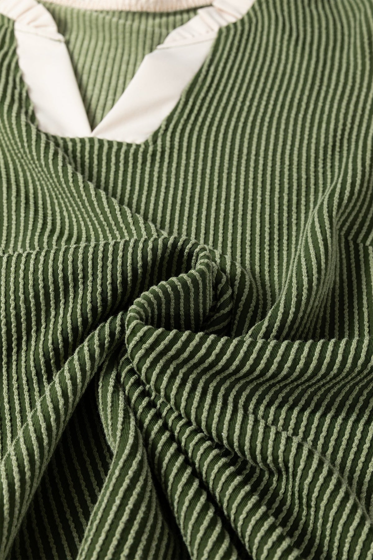 Ranch Day Contrast Ribbed Top