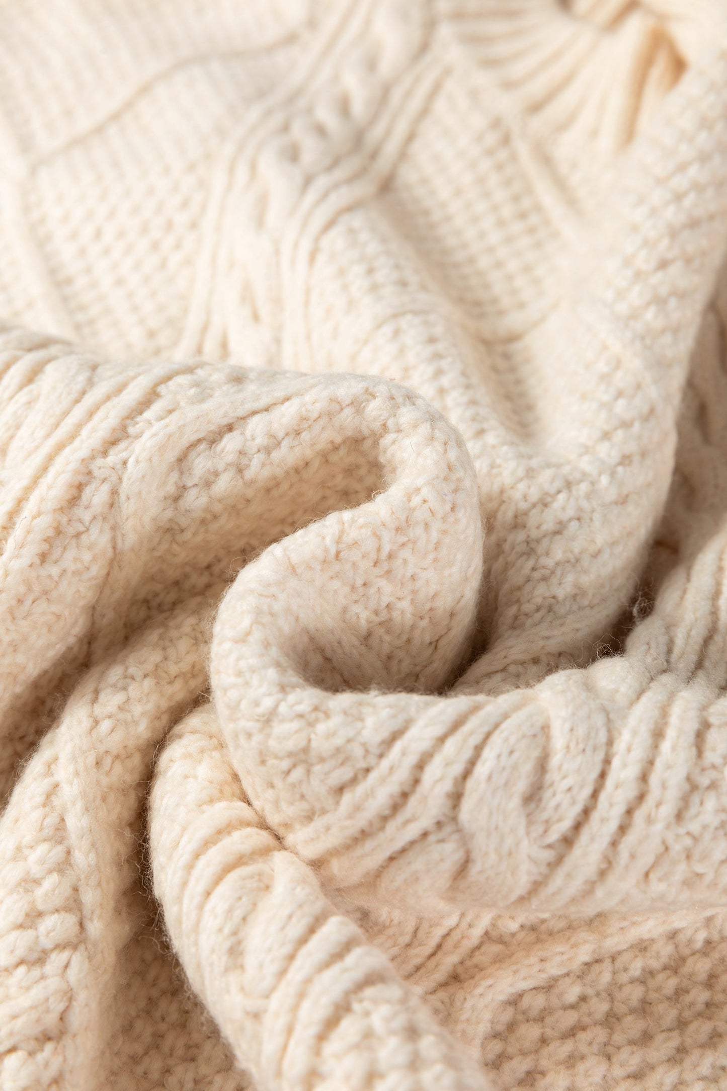 Sagebrush Cable Knit Sweater Dress