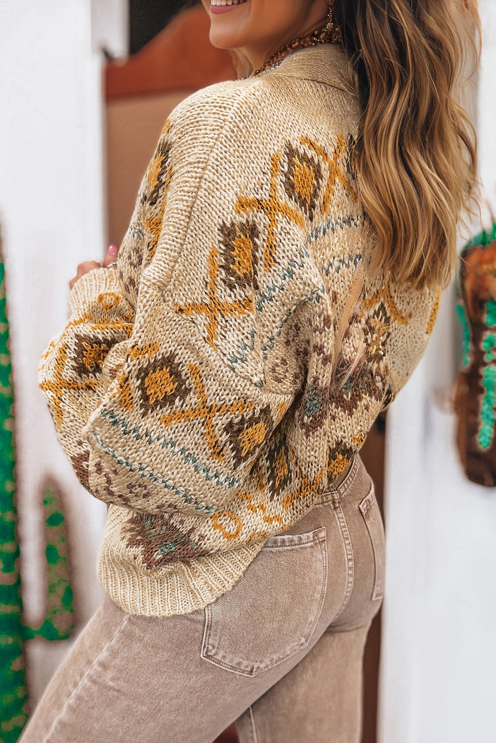 Desert Ridge Western Knit Cardigan