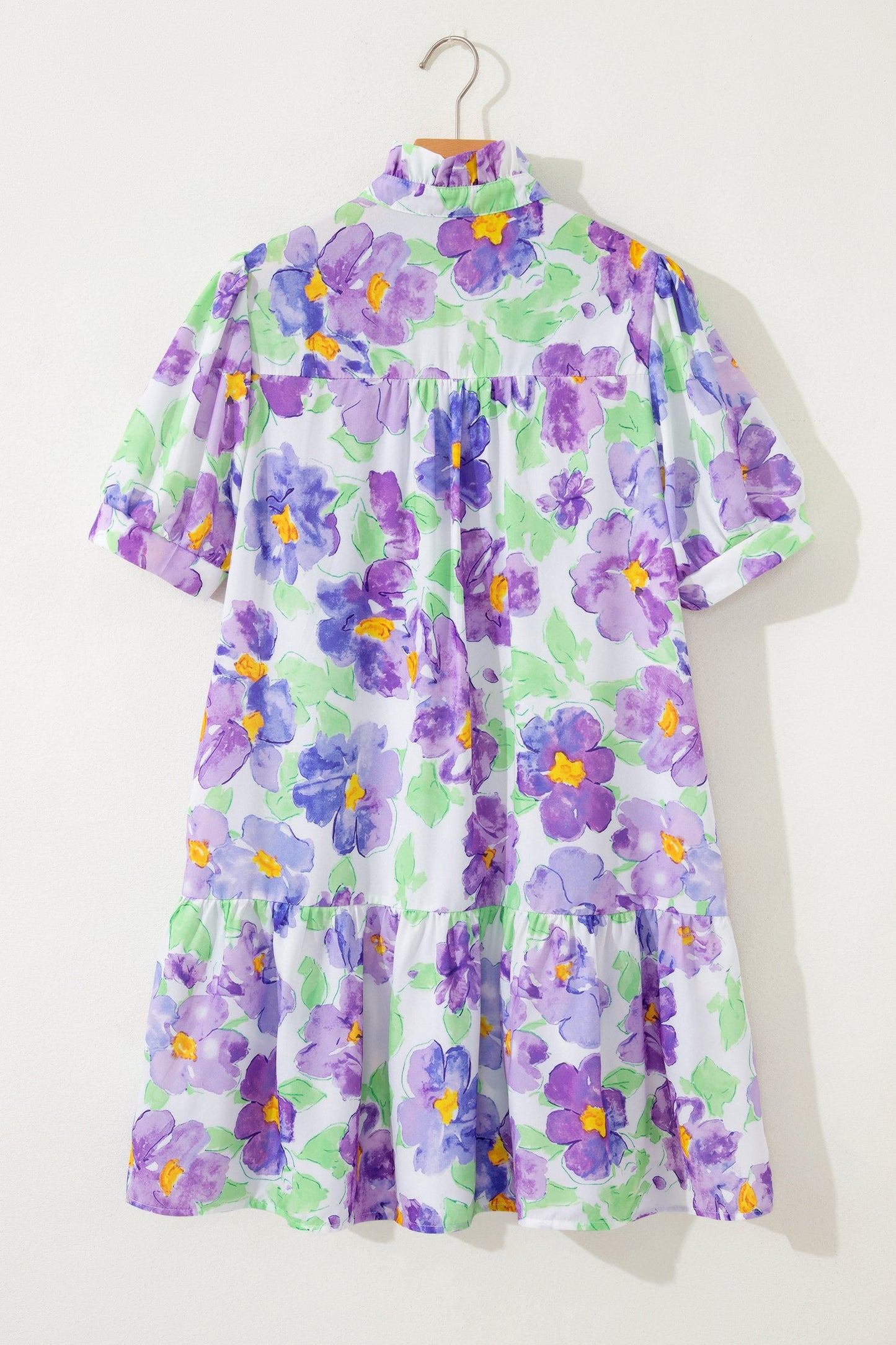 Lavender Fields Ruffle Mini Dress