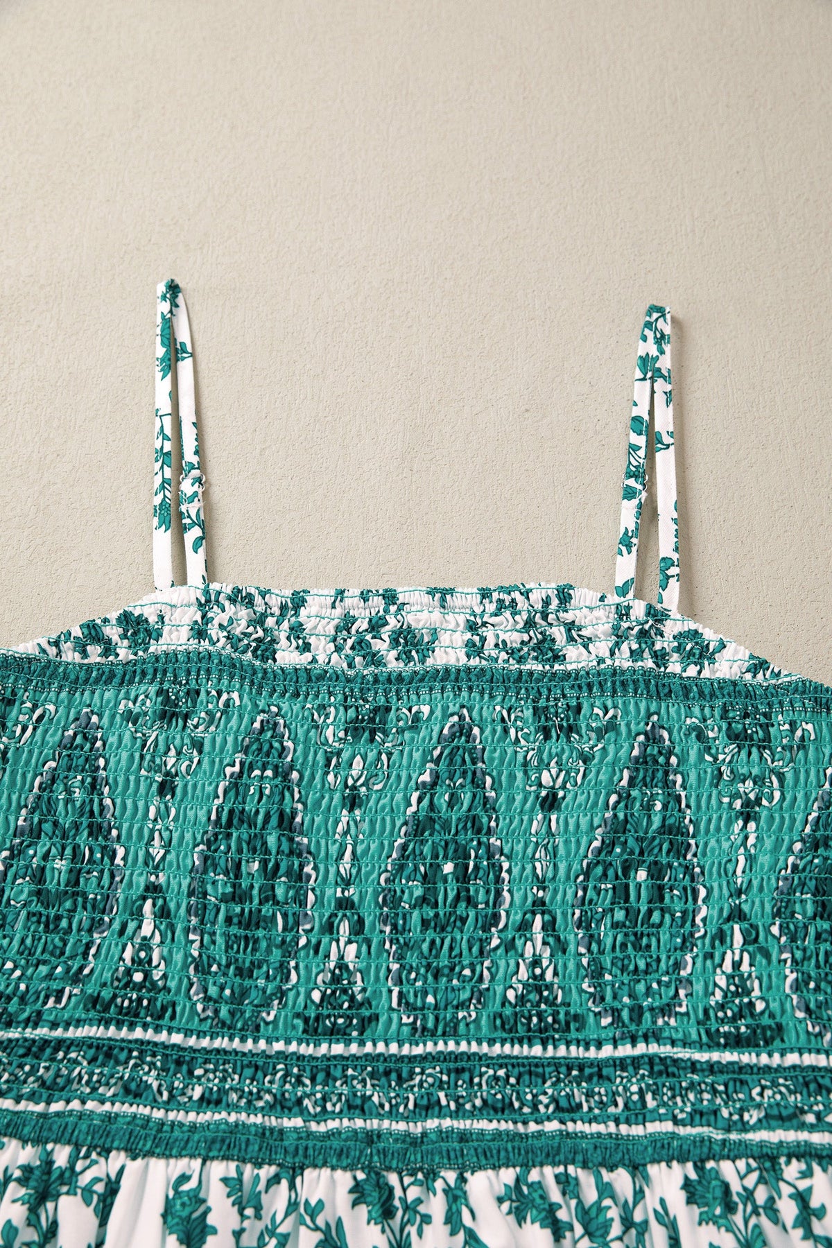 Sagebrush Border Print Maxi Dress