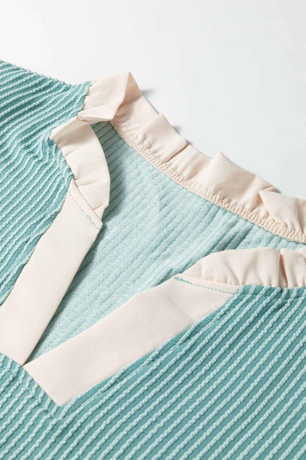 Ranch Day Contrast Ribbed Top