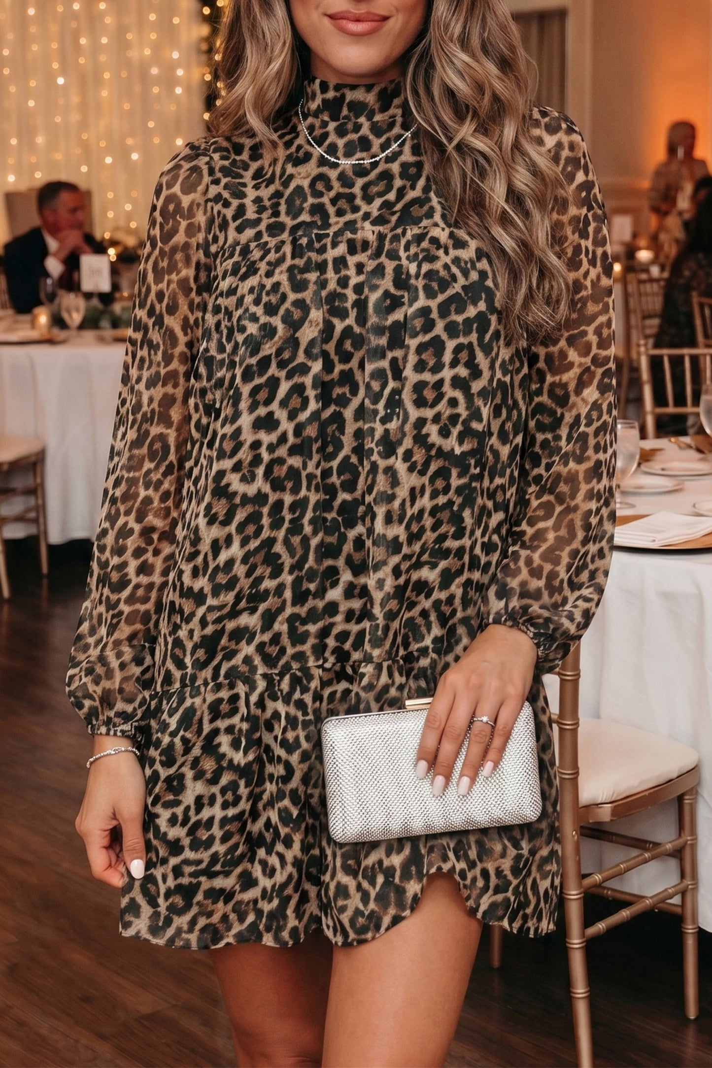 Wild Side Leopard Mini Dress