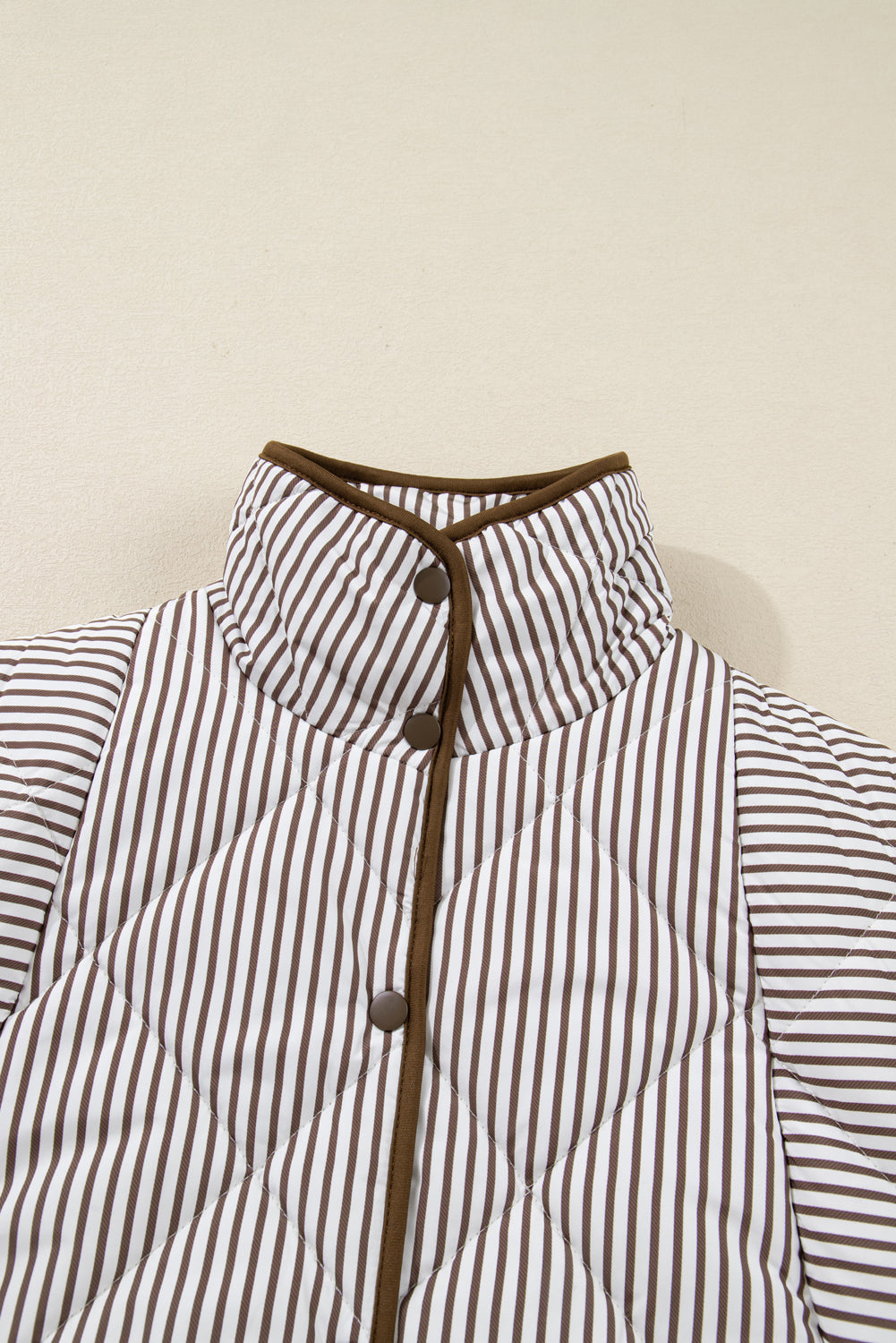 Saddle Creek Quilted Stripe Vest