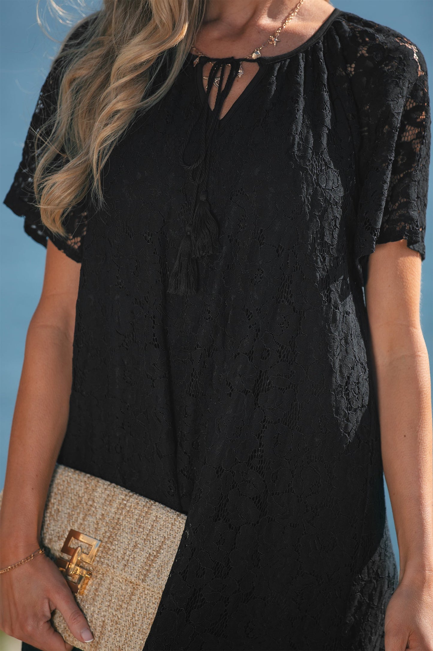 The Midnight Romance Lace Maxi Dress