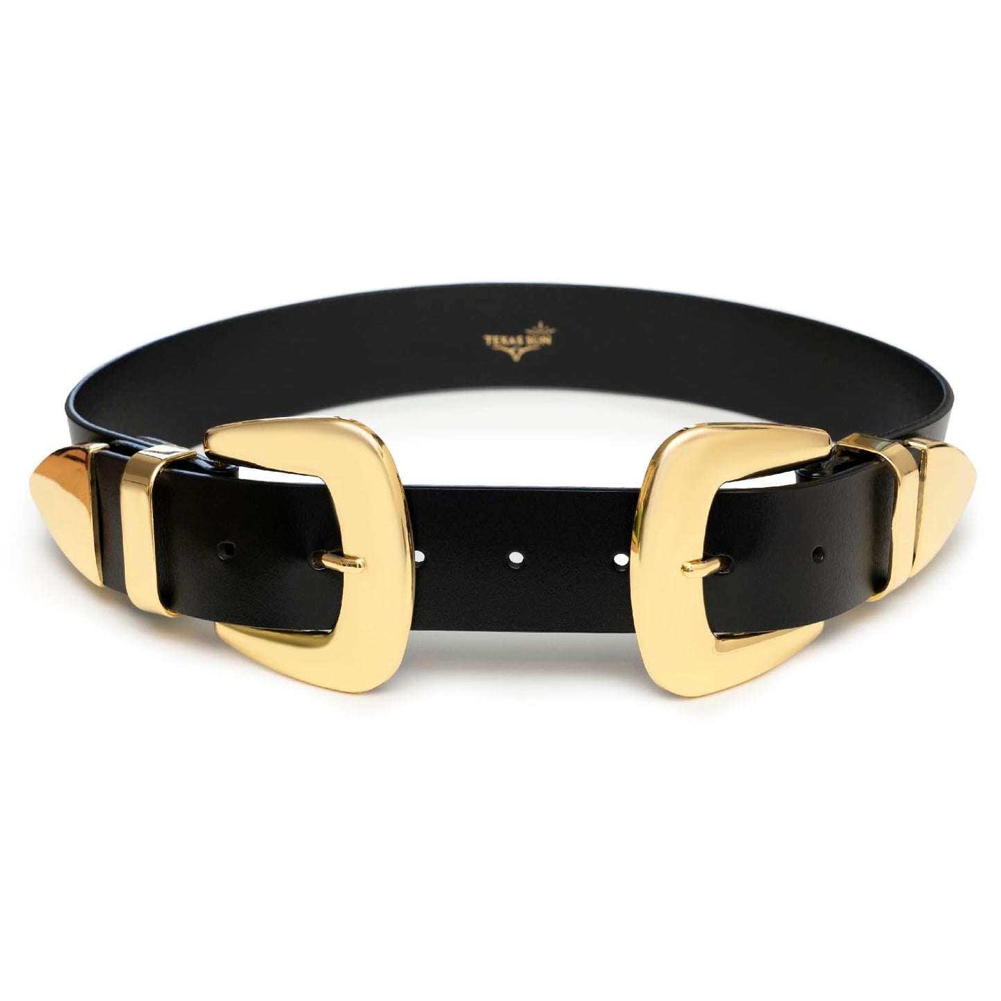 The Double Take Western Leather Belt