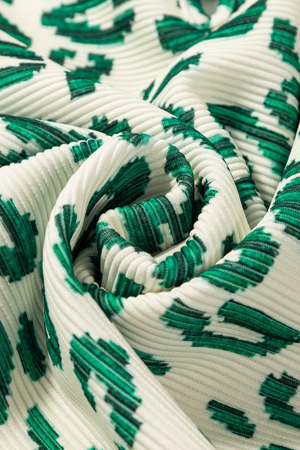 Emerald Wild Puff Sleeve Top