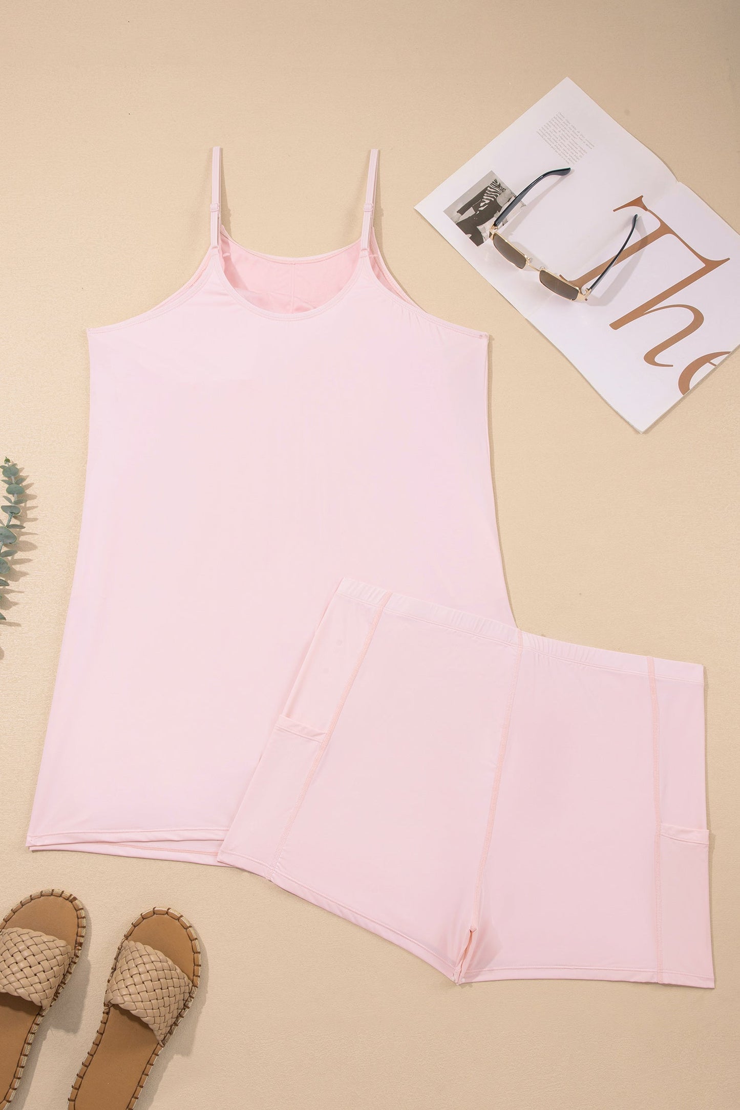 Pretty in Pink Dress & Shorts Set