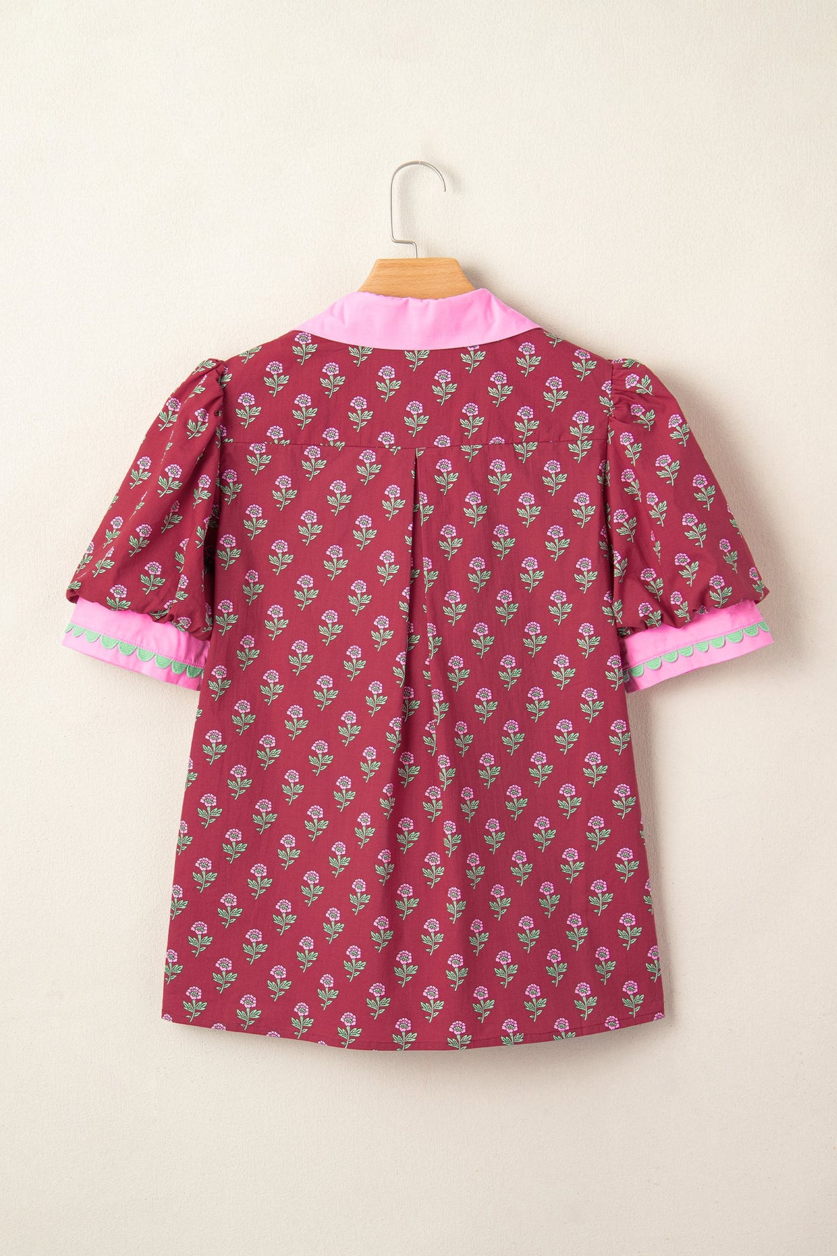 Berry Belle Floral Blouse