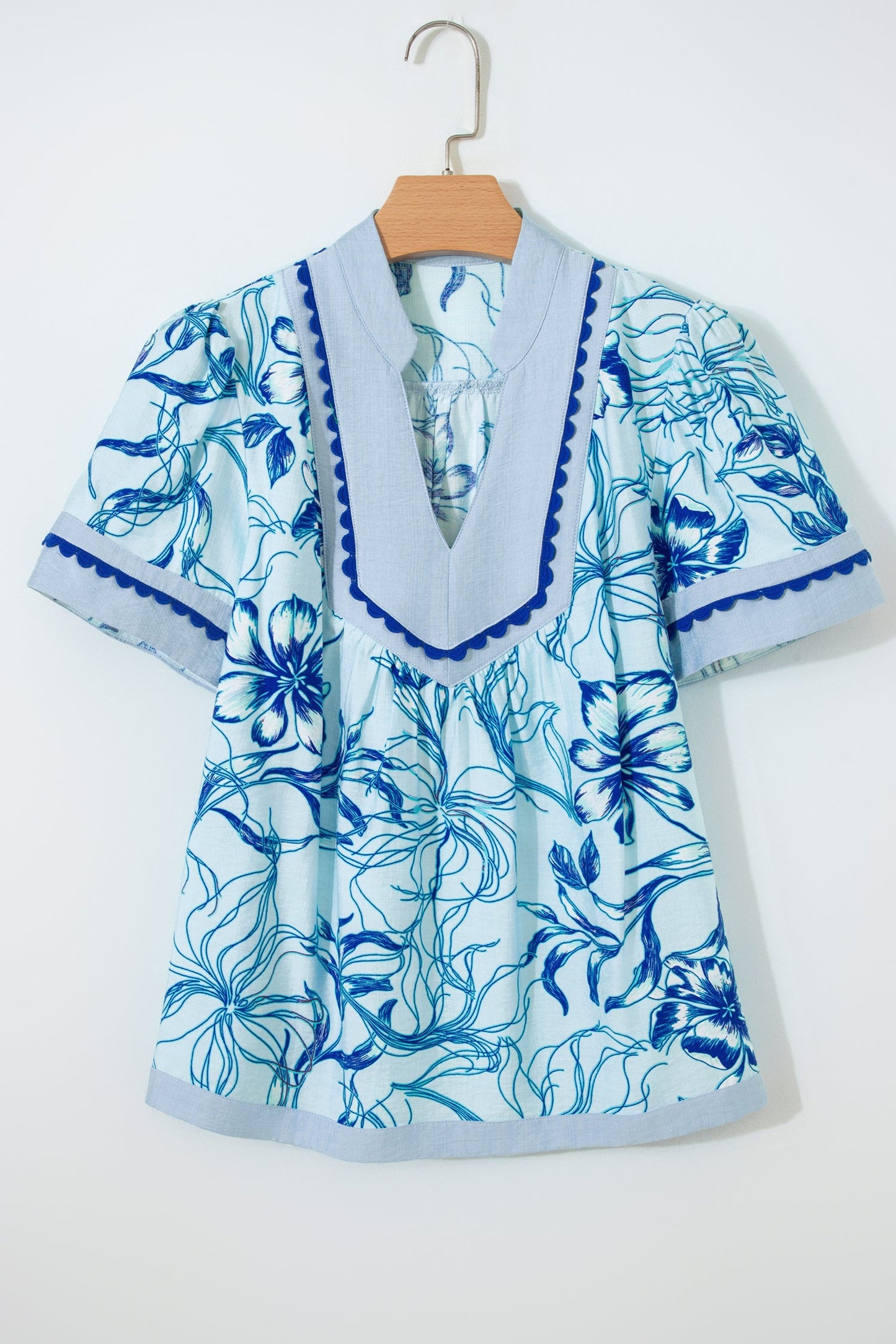 Bluebell Ricrac Floral Blouse