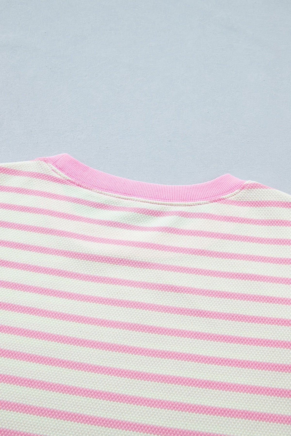 Pink Prairie Stripe Ruffle Top