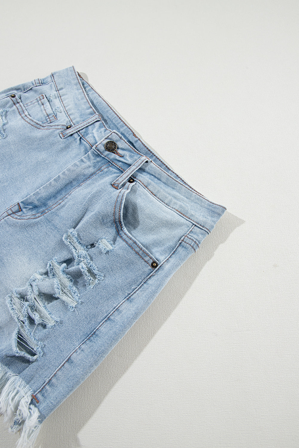 River Days Distressed Denim Shorts