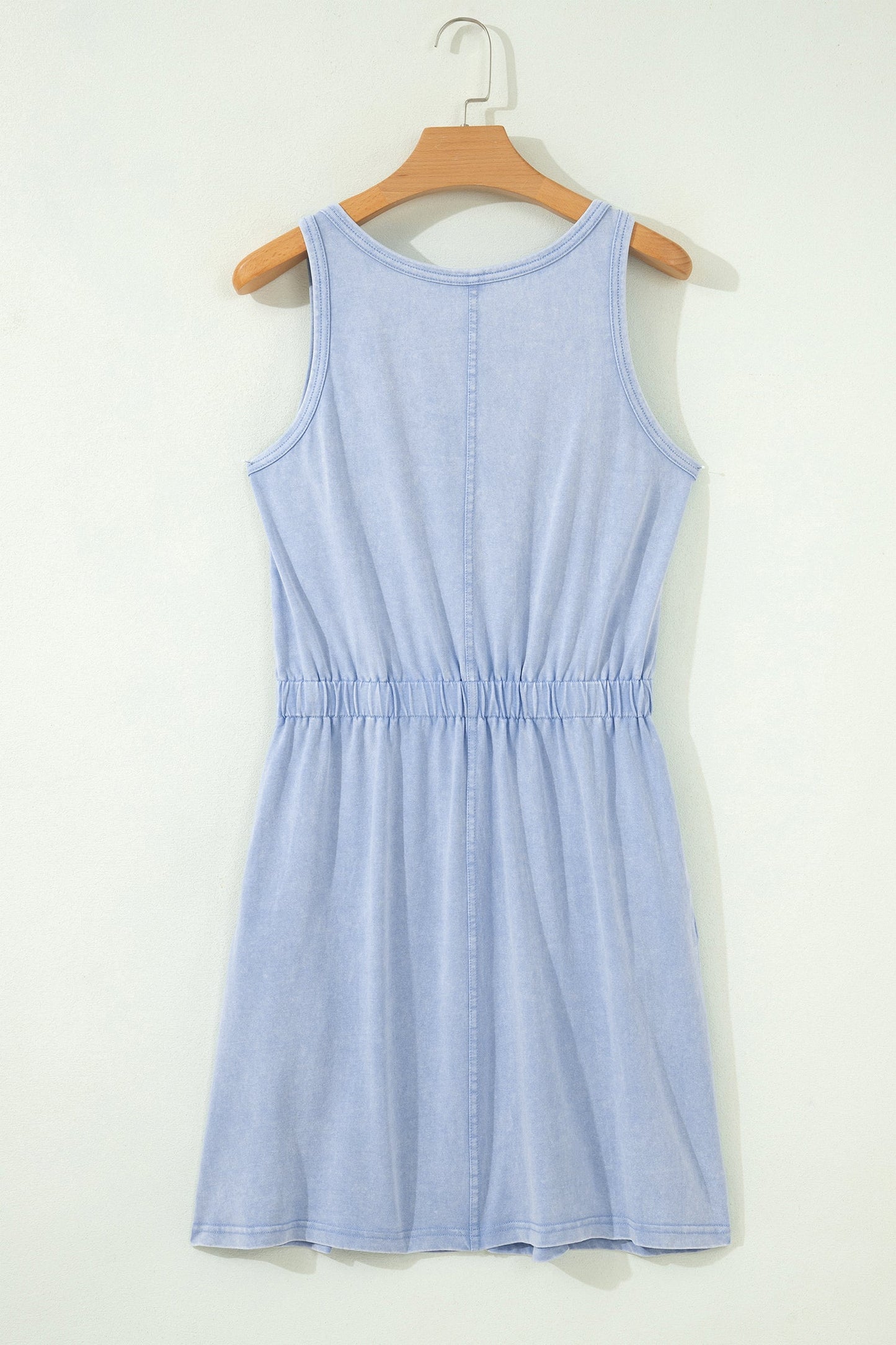 Blue Skies Mineral Wash Mini Dress