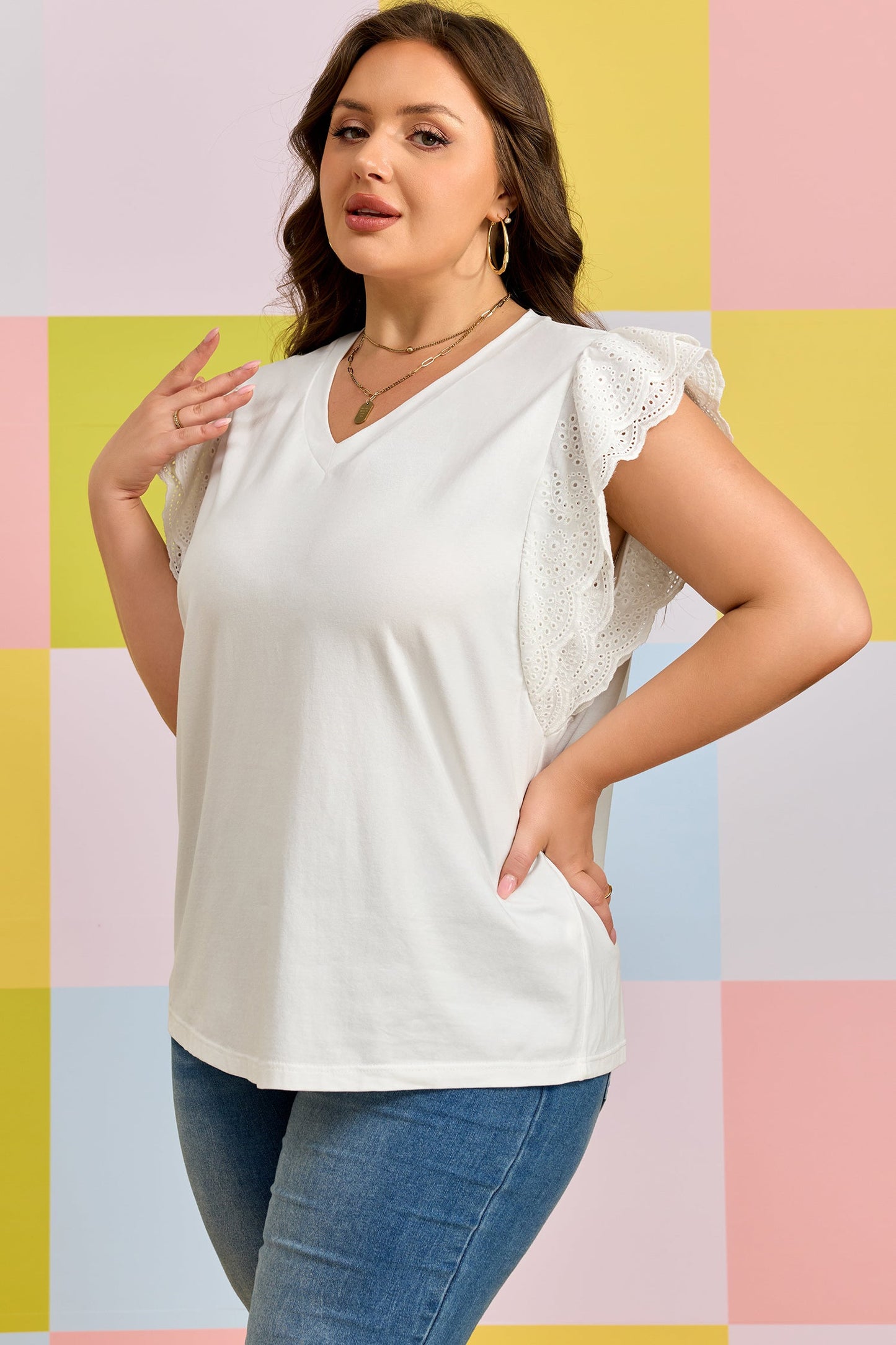 Sweet Magnolia Lace Tee