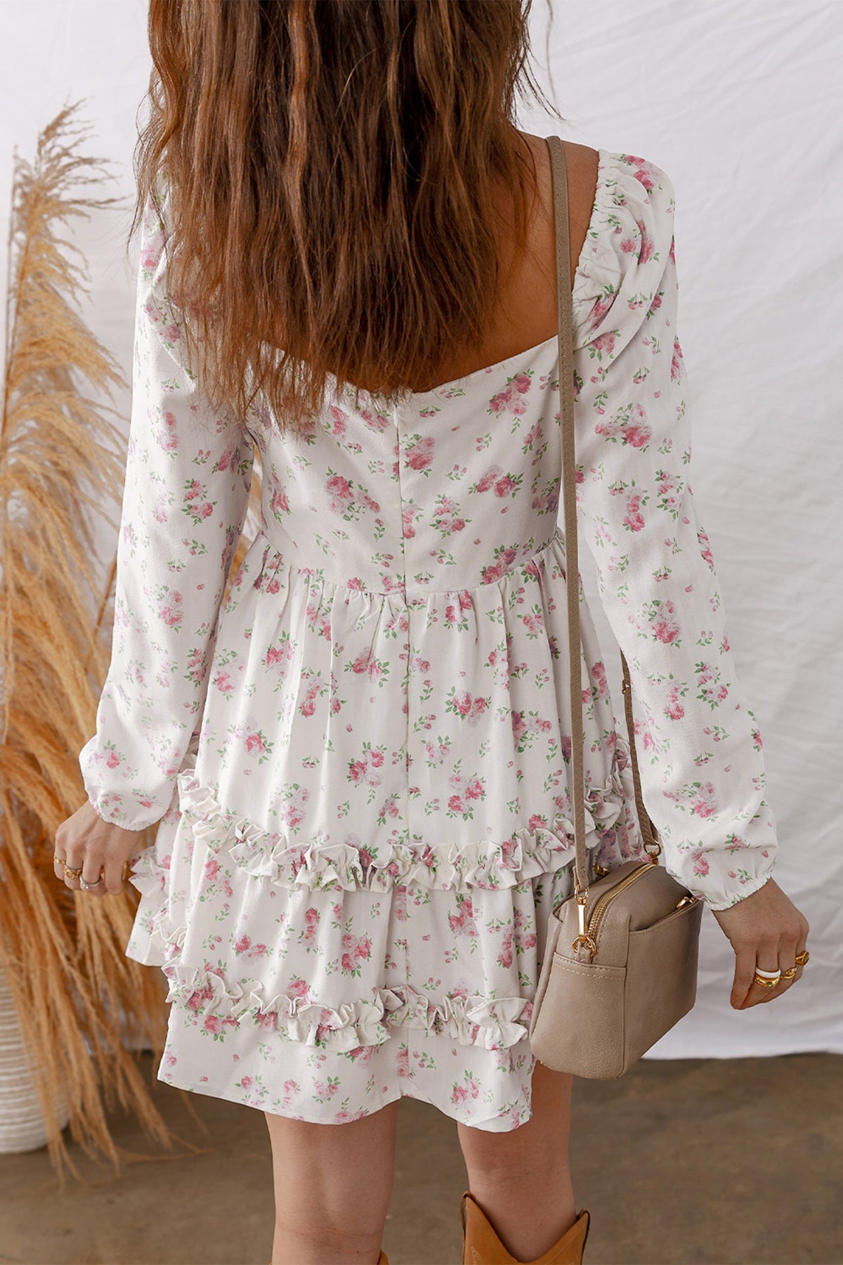 Wildflower Romance Ruffle Mini Dress