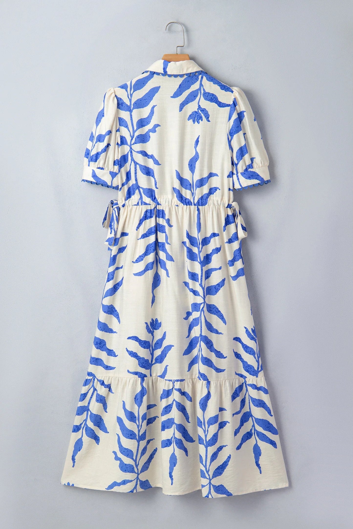 Blue Willow Botanical Maxi Dress