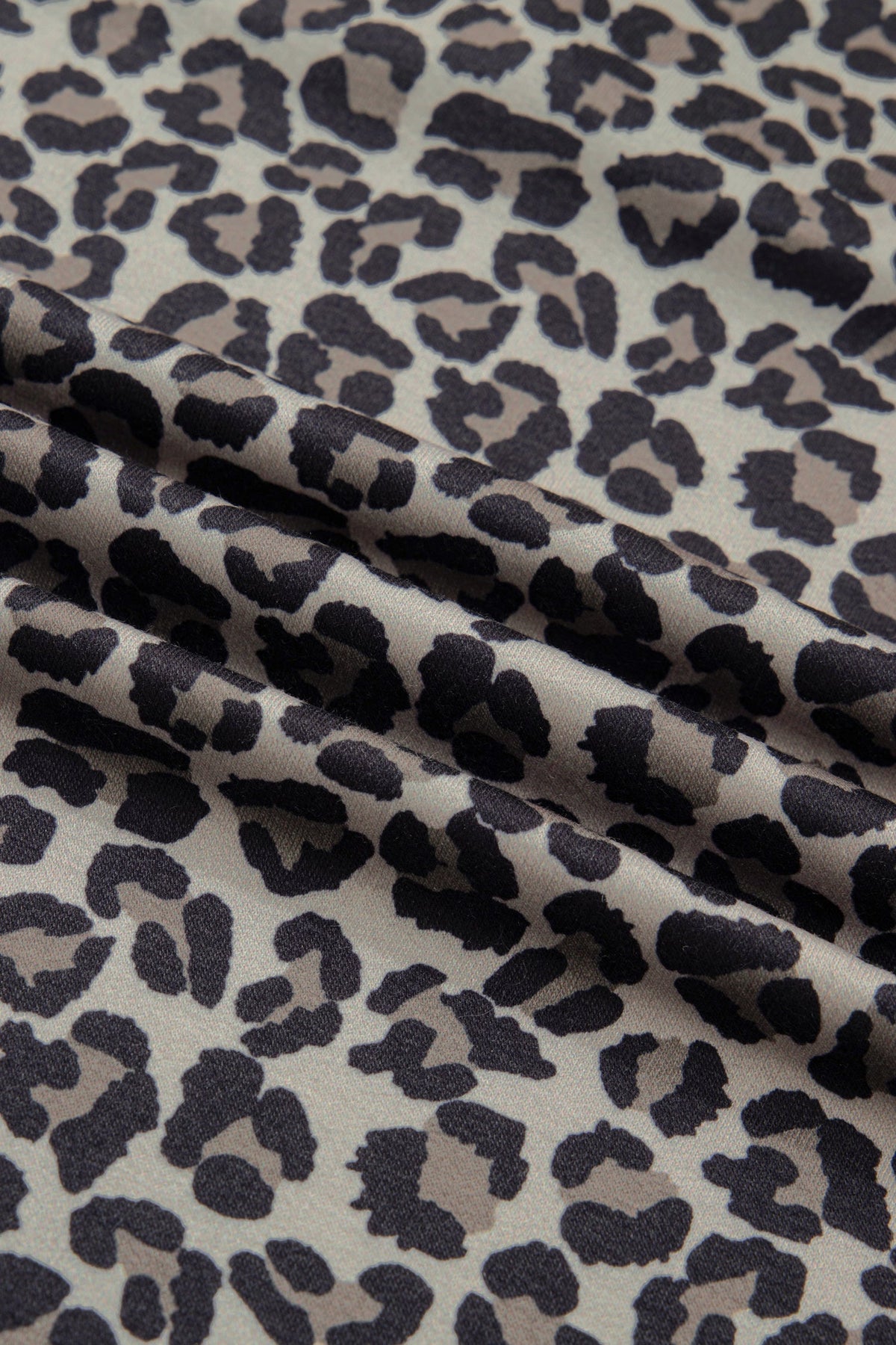Wild Side Half-Zip Leopard Top