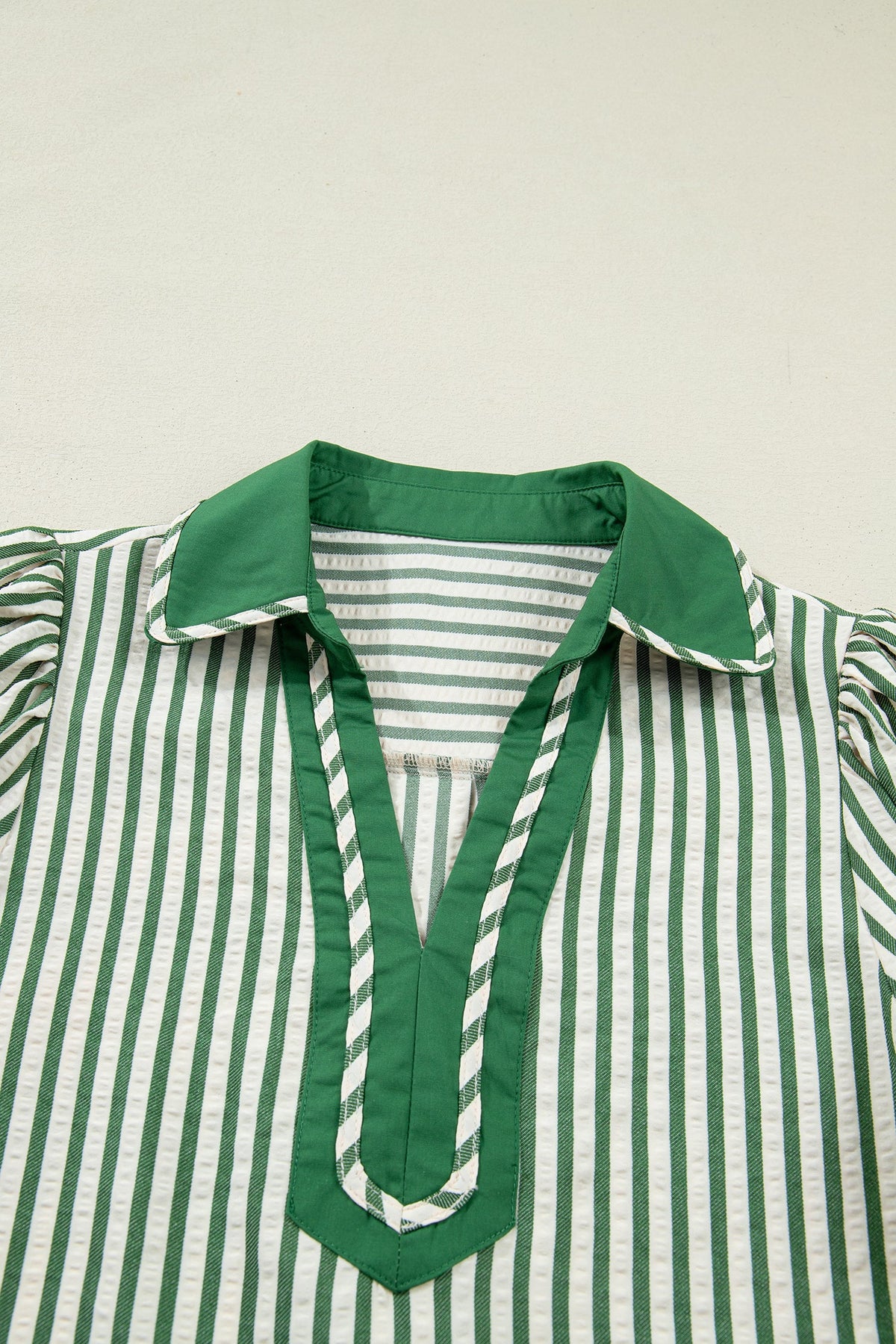 Canyon Stripe Collared Blouse