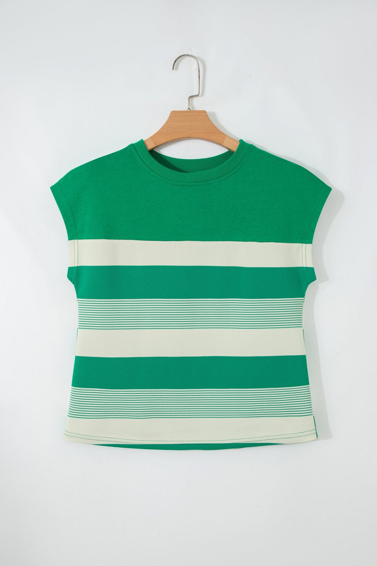 Sagebrush Stripe Cap Sleeve Top