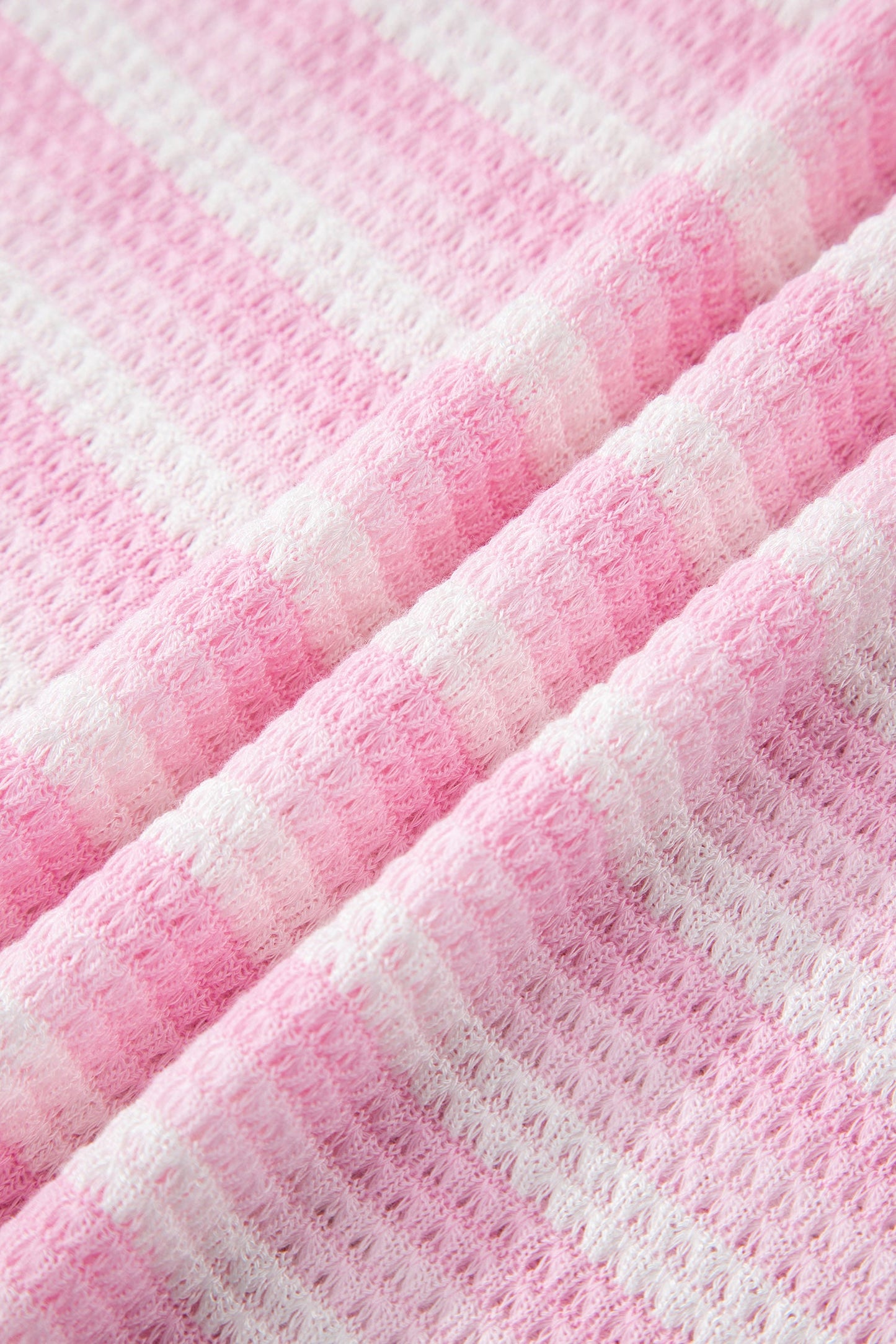Pretty in Pink Waffle Knit Tee