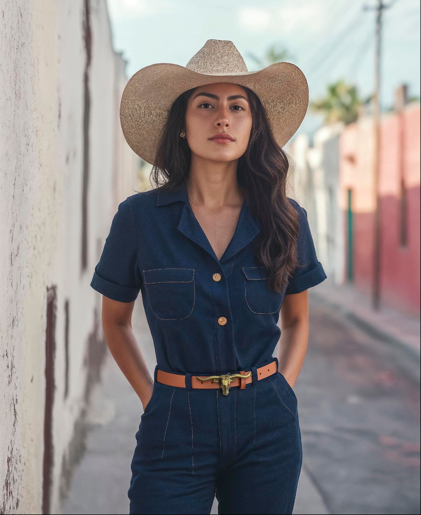 The Longhorn Belle Statement Belt