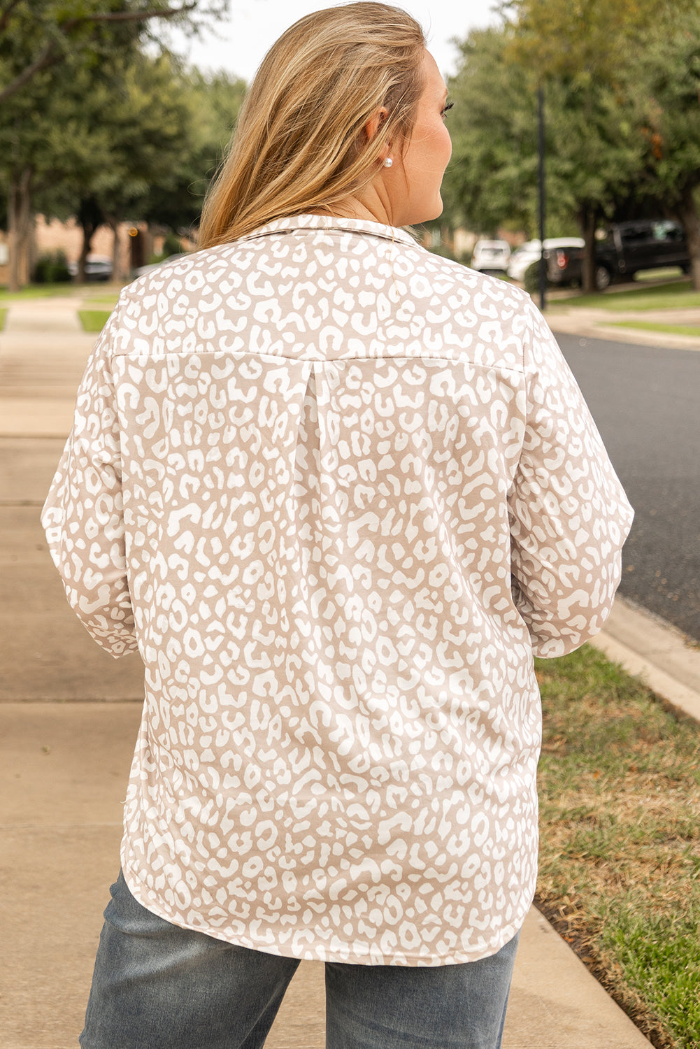 Soft Spot Leopard V-Neck Top