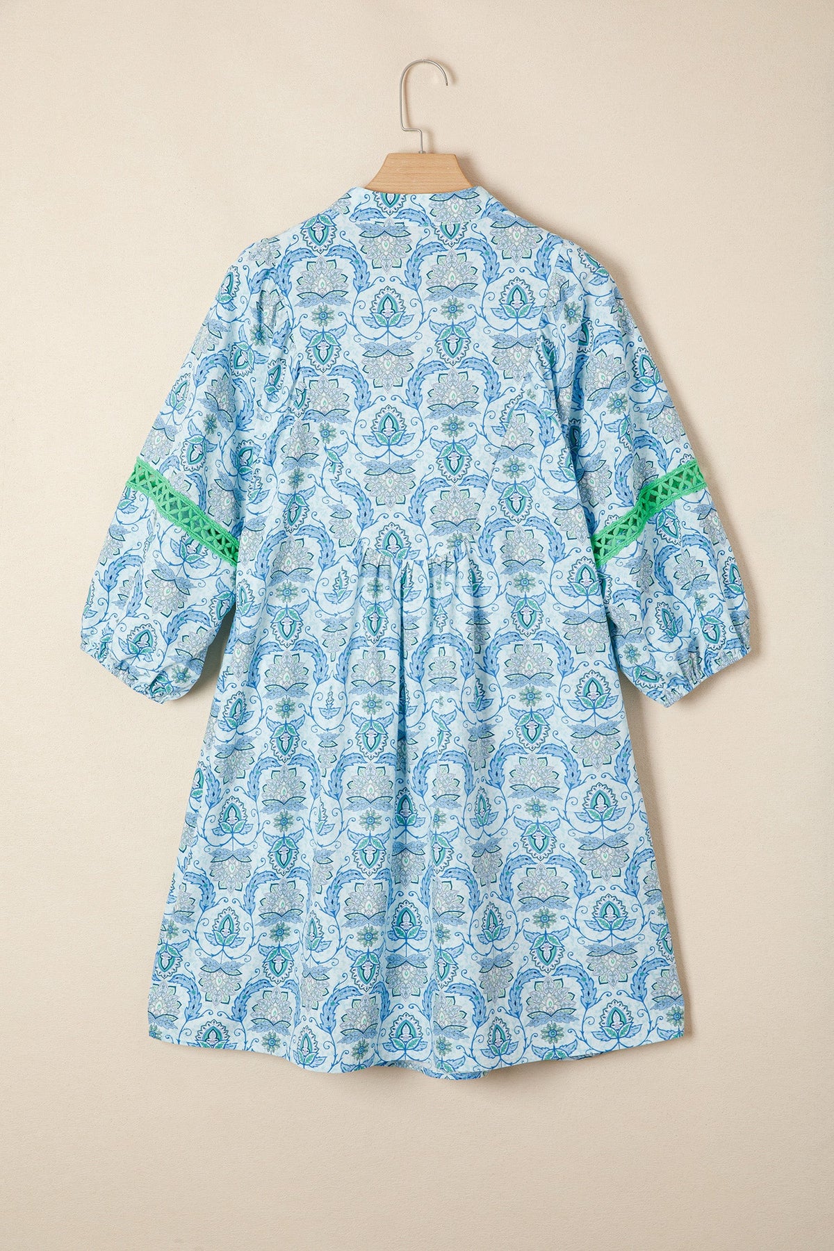 Blue Belle Paisley Mini Dress