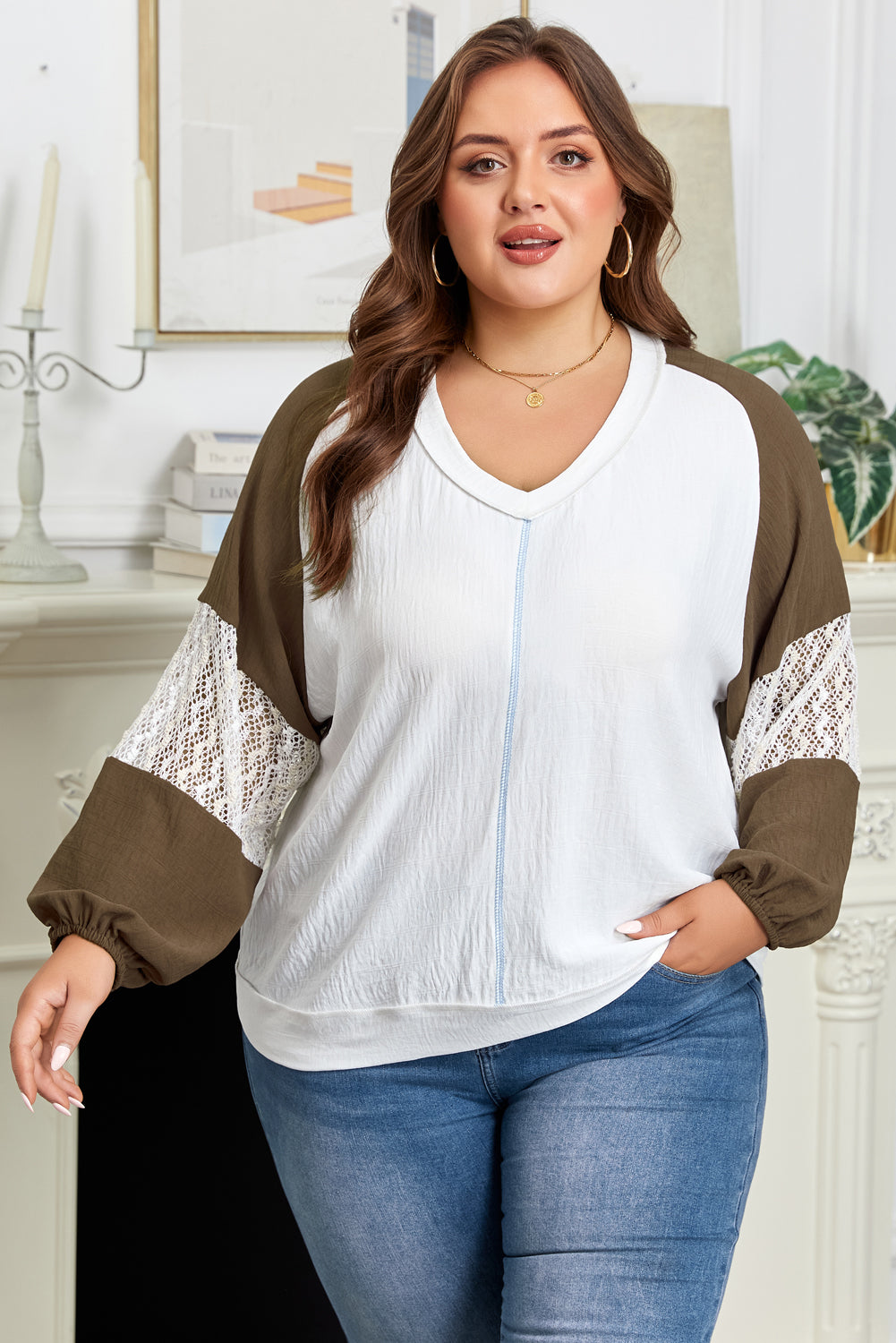 Prairie Days Balloon Sleeve Top