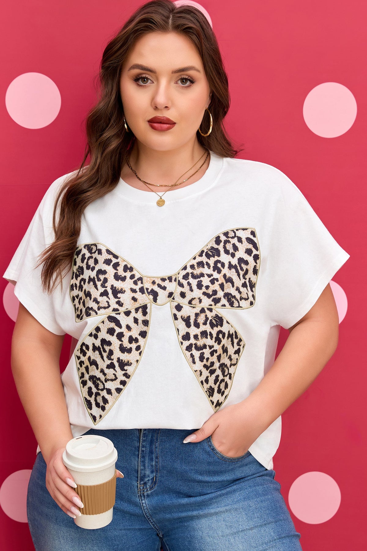 Wild at Heart Leopard Bow Tee