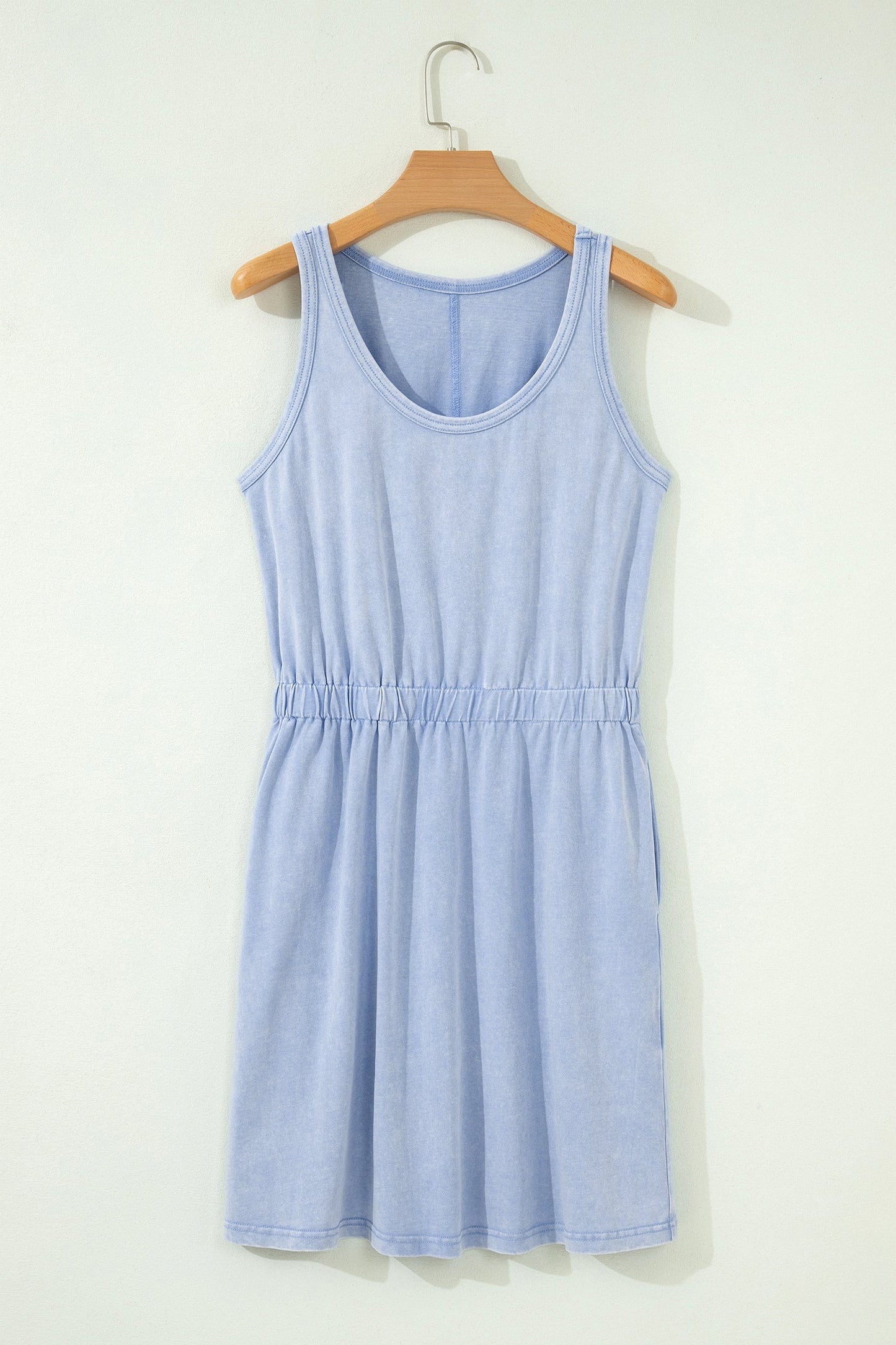 Blue Skies Mineral Wash Mini Dress