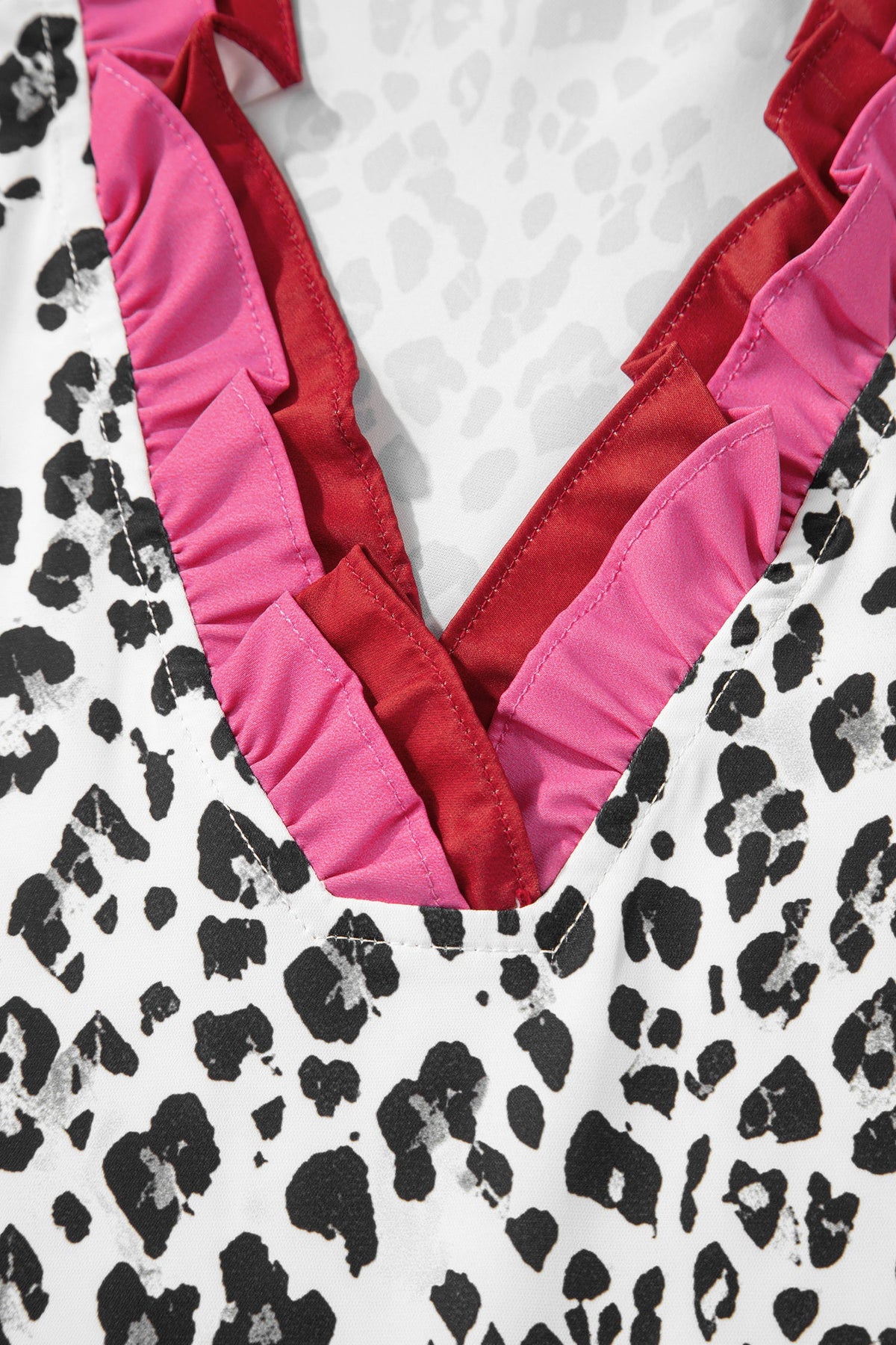 Wild Heart Ruffle Leopard Blouse