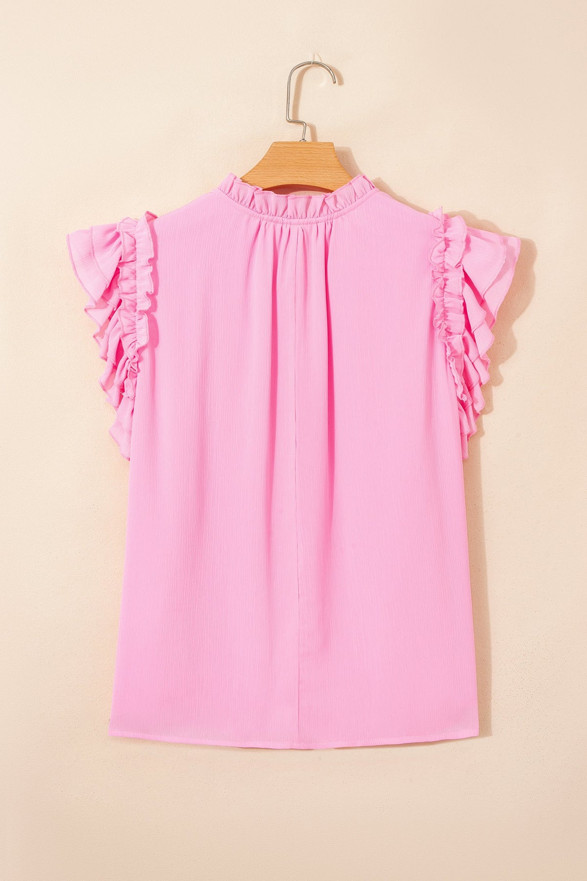 Pink Prairie Ruffle Tassel Blouse