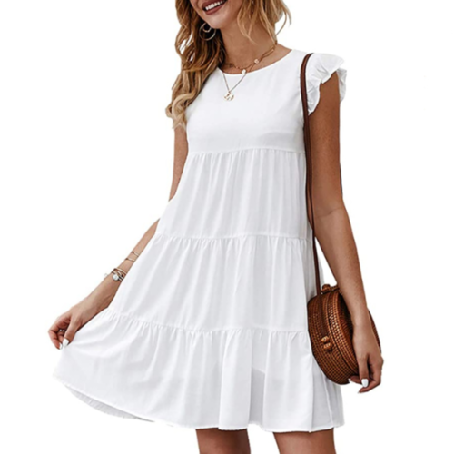 Easy Days Tiered Mini Dress
