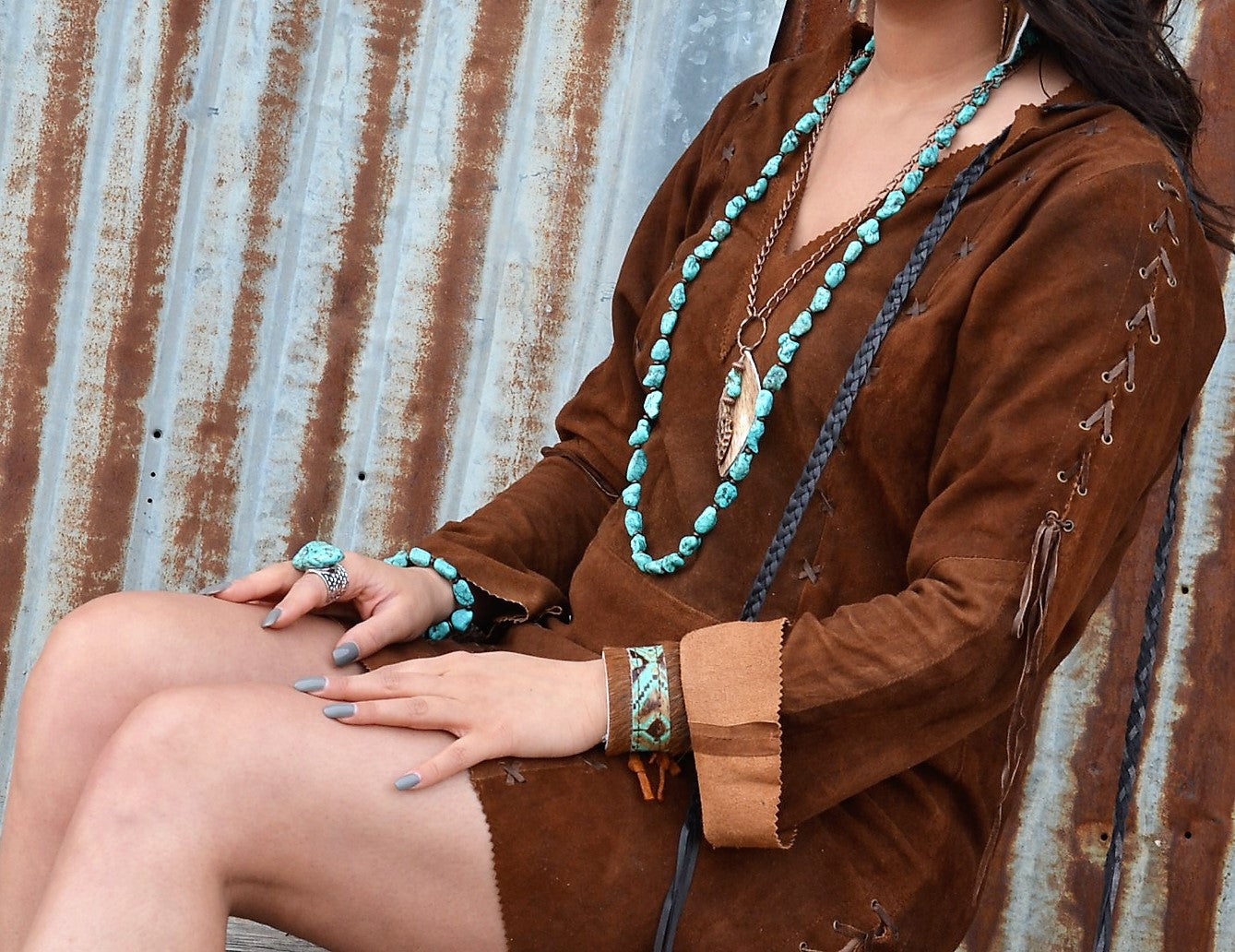 The Turquoise Trail Layering Necklace