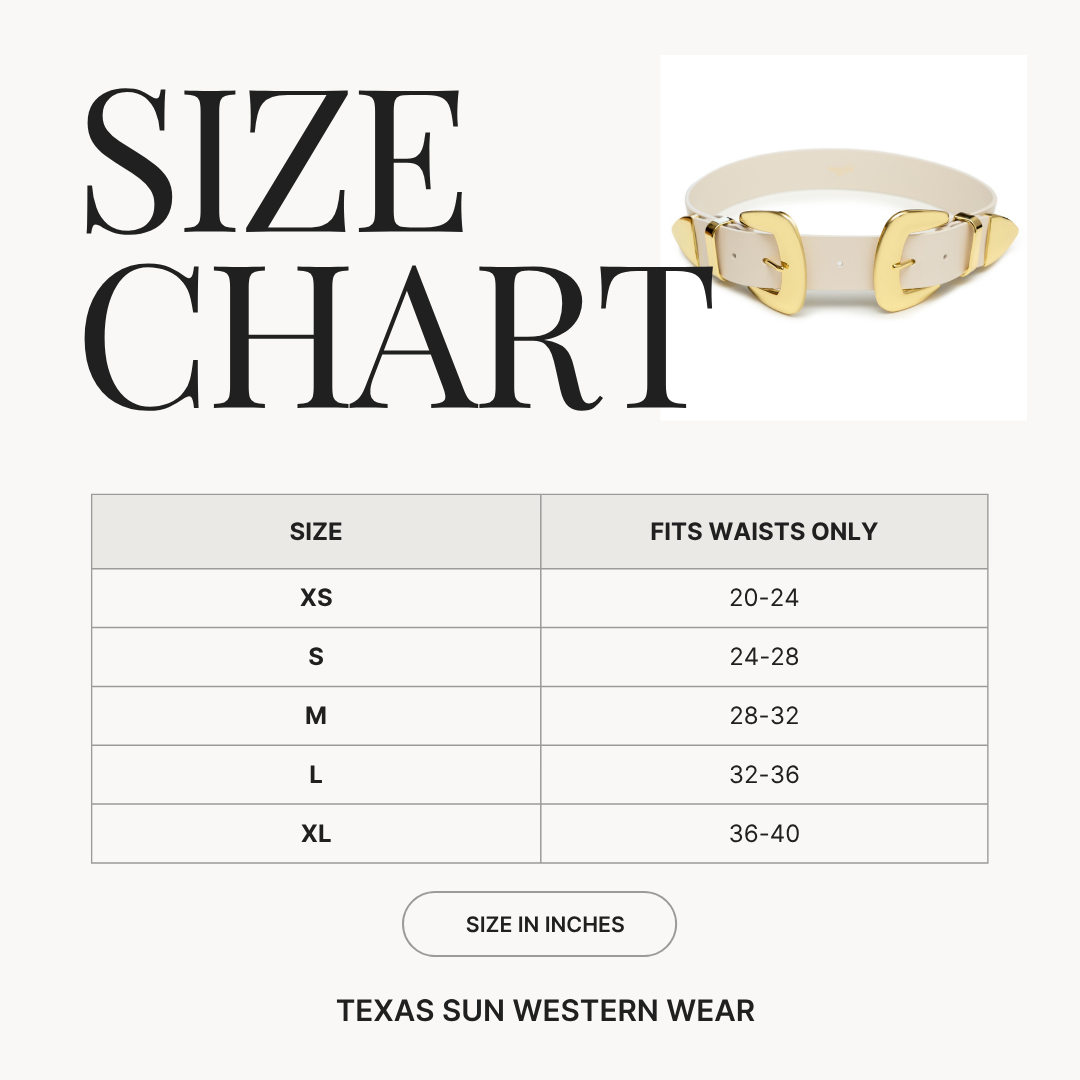 The Double Take Western Leather Belt